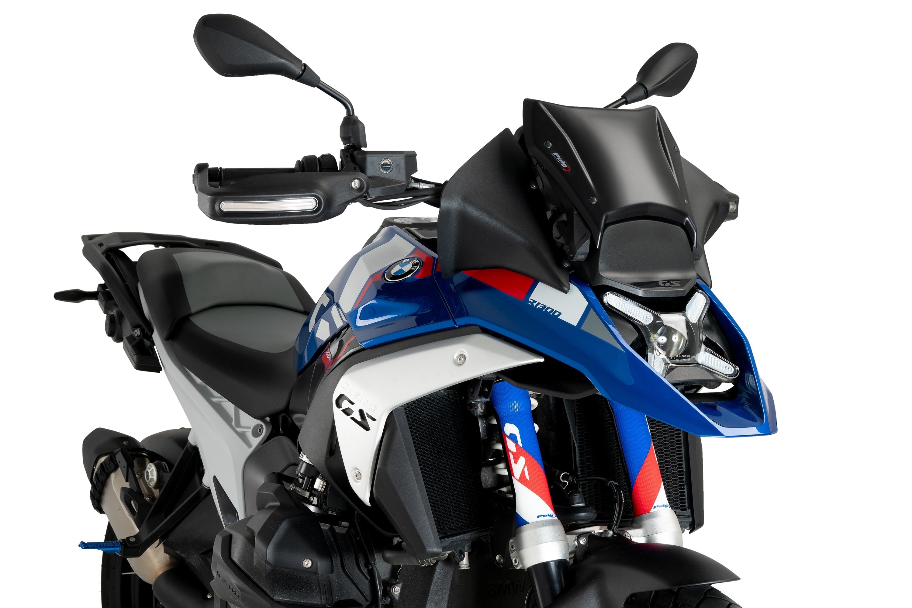 Puig Upper Wind Deflectors | Matte Black | BMW R 1300 GS 2023>Current -  Shop name