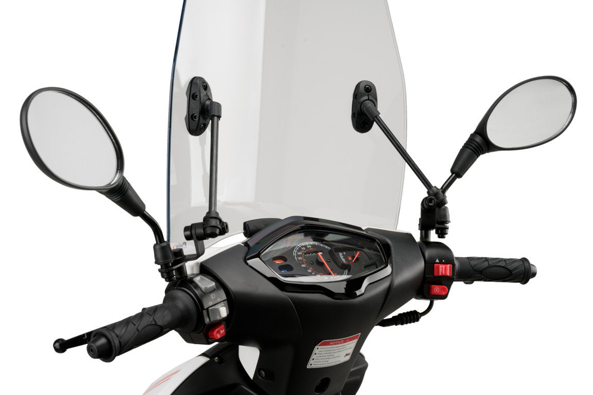 Puig Urban Screen | Light Smoke | Keeway Hurricane 50 2021>Current-Screens-Pyramid Motorcycle Accessories