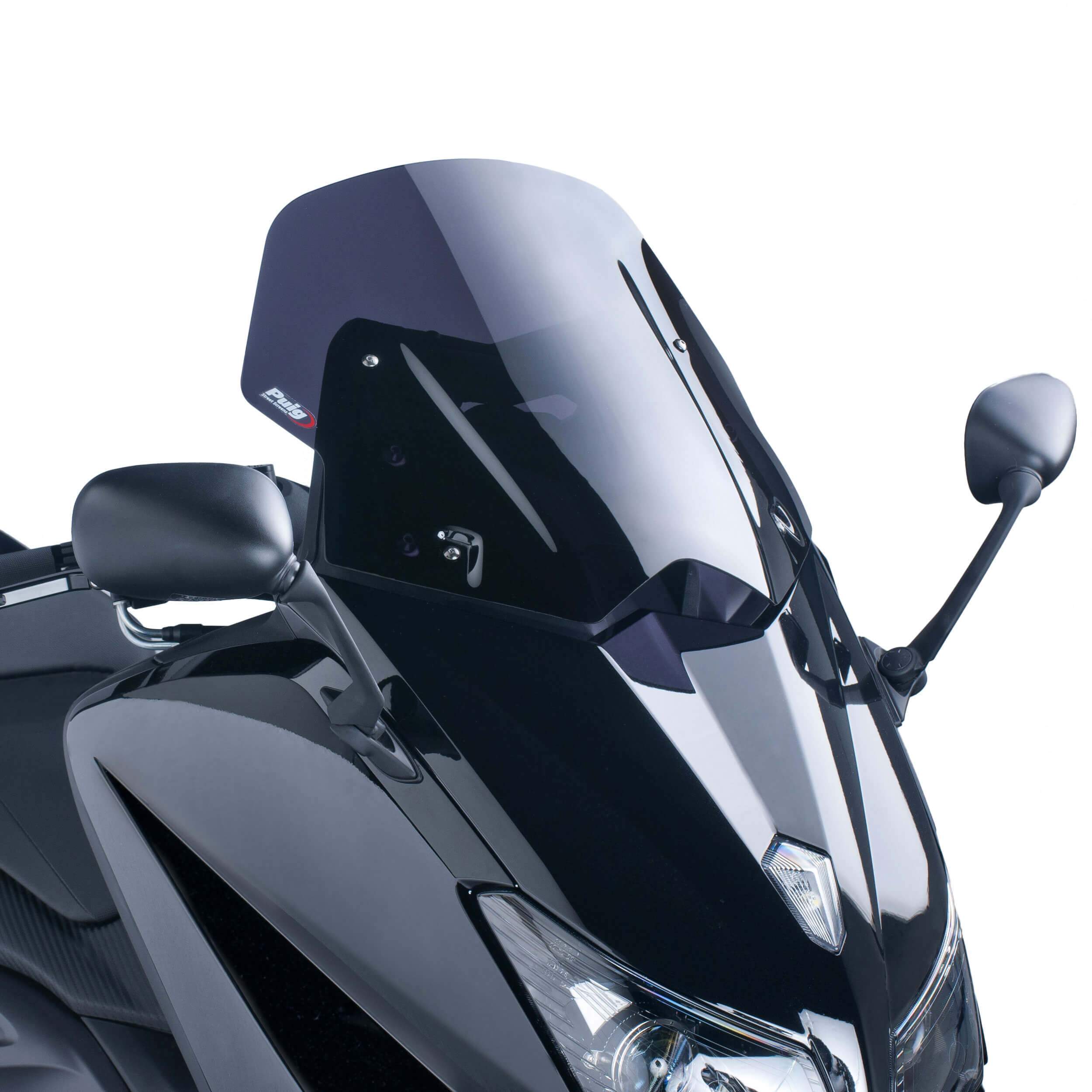 Puig V-Tech Line Sport Screen | Dark Smoke | Yamaha TMAX 530 2012>Current-Screens-Pyramid Motorcycle Accessories