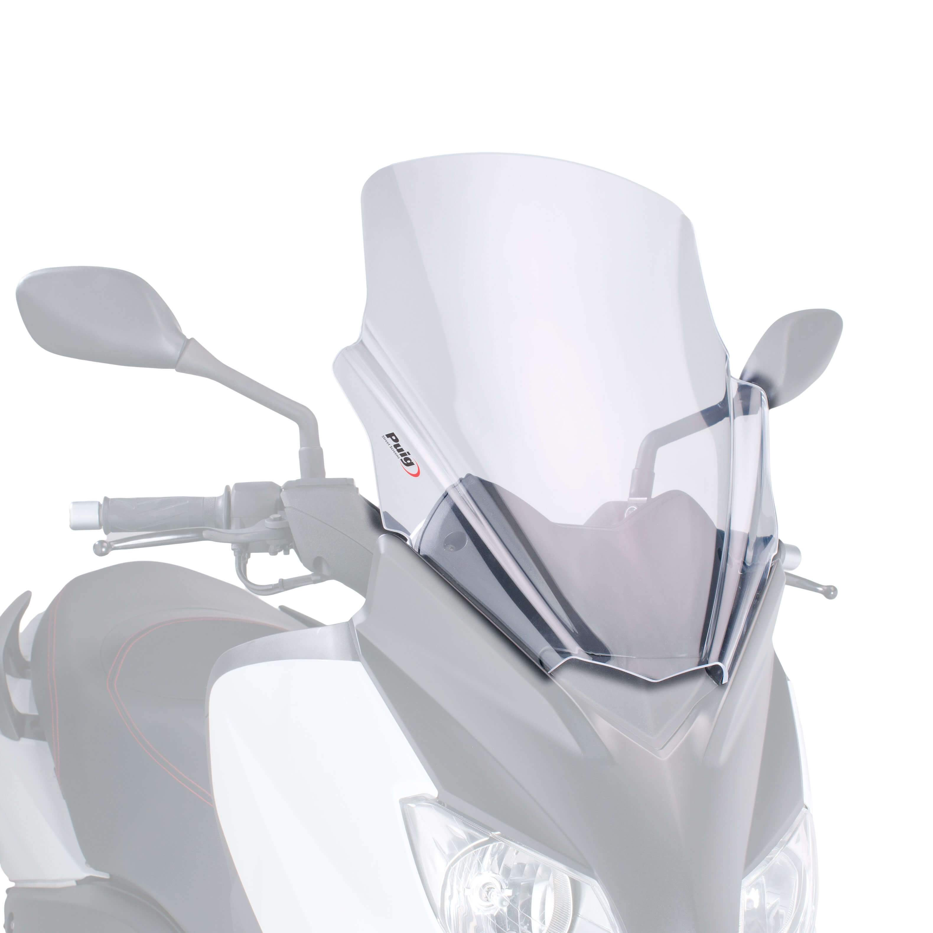 Puig V-Tech Line Touring Screen | Clear | Yamaha XMAX 250 2010>2013-Screens-Pyramid Motorcycle Accessories