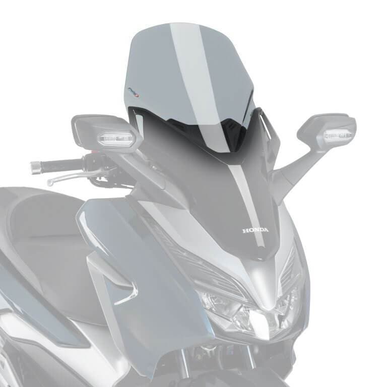 Puig V-Tech Line Touring Screen | Light Smoke | Honda Forza 125 2018>2020-Screens-Pyramid Motorcycle Accessories