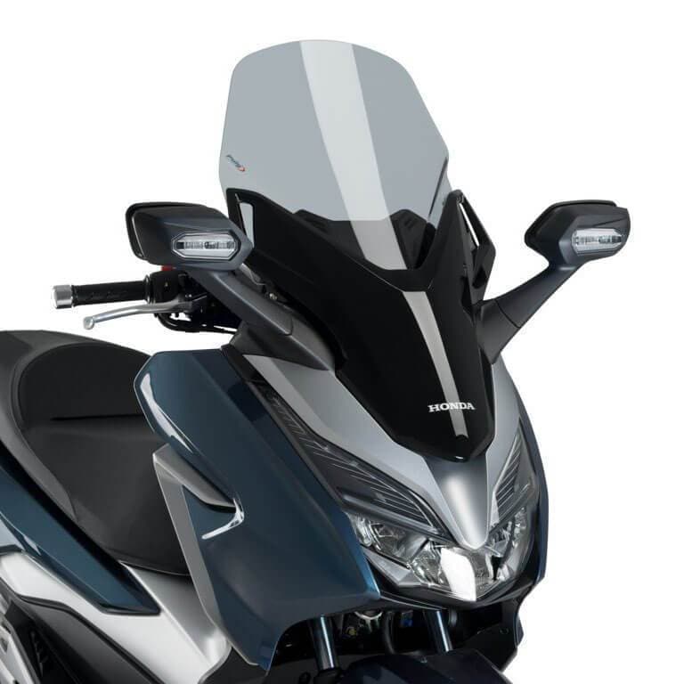 Puig V-Tech Line Touring Screen | Light Smoke | Honda Forza 125 2018>2020-Screens-Pyramid Motorcycle Accessories