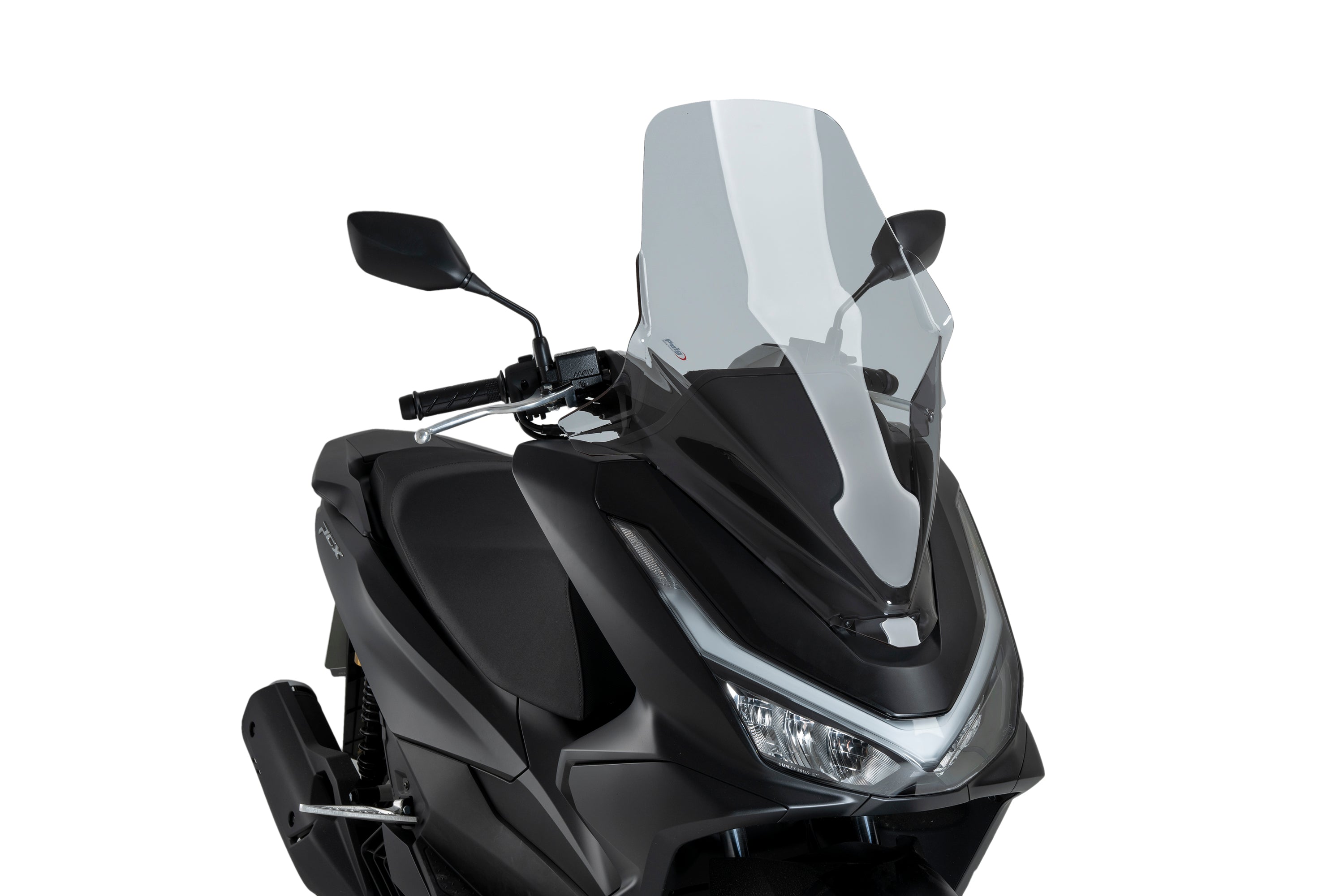 PCX スクリーン　ダークスモーク　Puig PUIG Windshield V-Techline DARK SMOKE 2021-24 Honda PCX125 #20637F