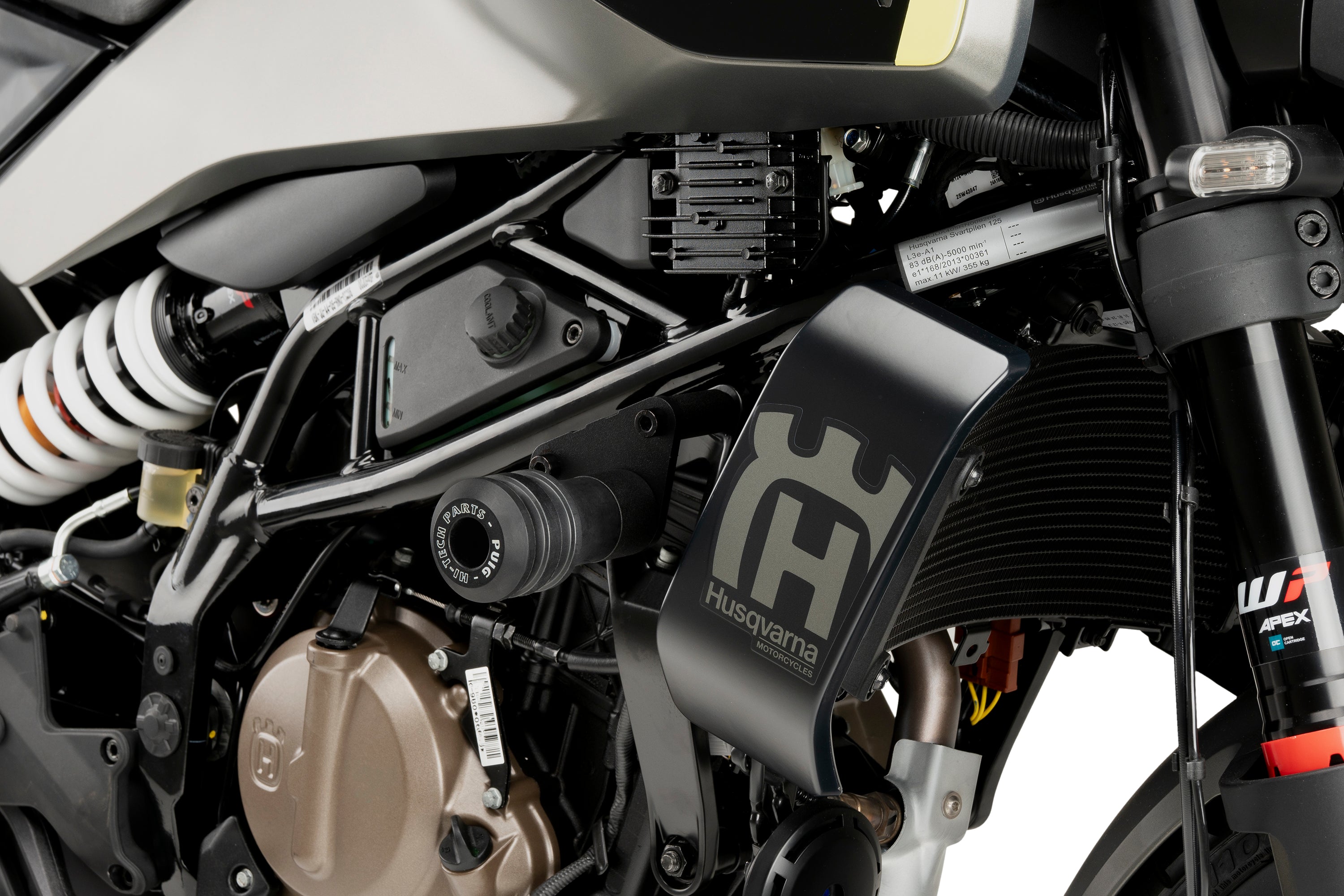 Puig Vintage 2.0 Frame Sliders | Black | Husqvarna Svartpilen/Vitpilen 125/401 2024>Current -  Shop name