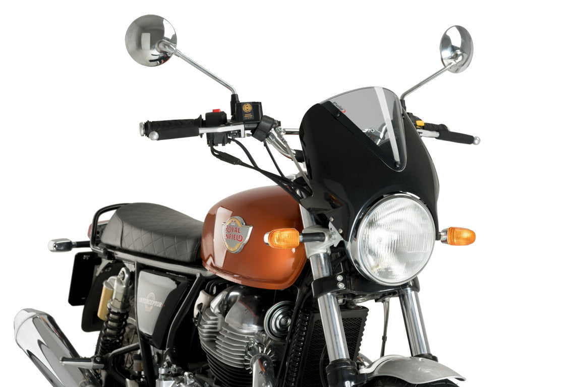 Puig Vision Screen | Black Fairing/Light Smoke Screen | Yamaha SR 125 1996>2001 -  Shop name
