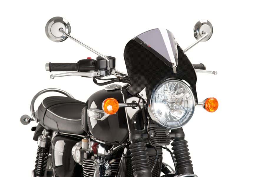 Puig Vision Screen | Carbon Look Fairing/Light Smoke Screen -  Shop name