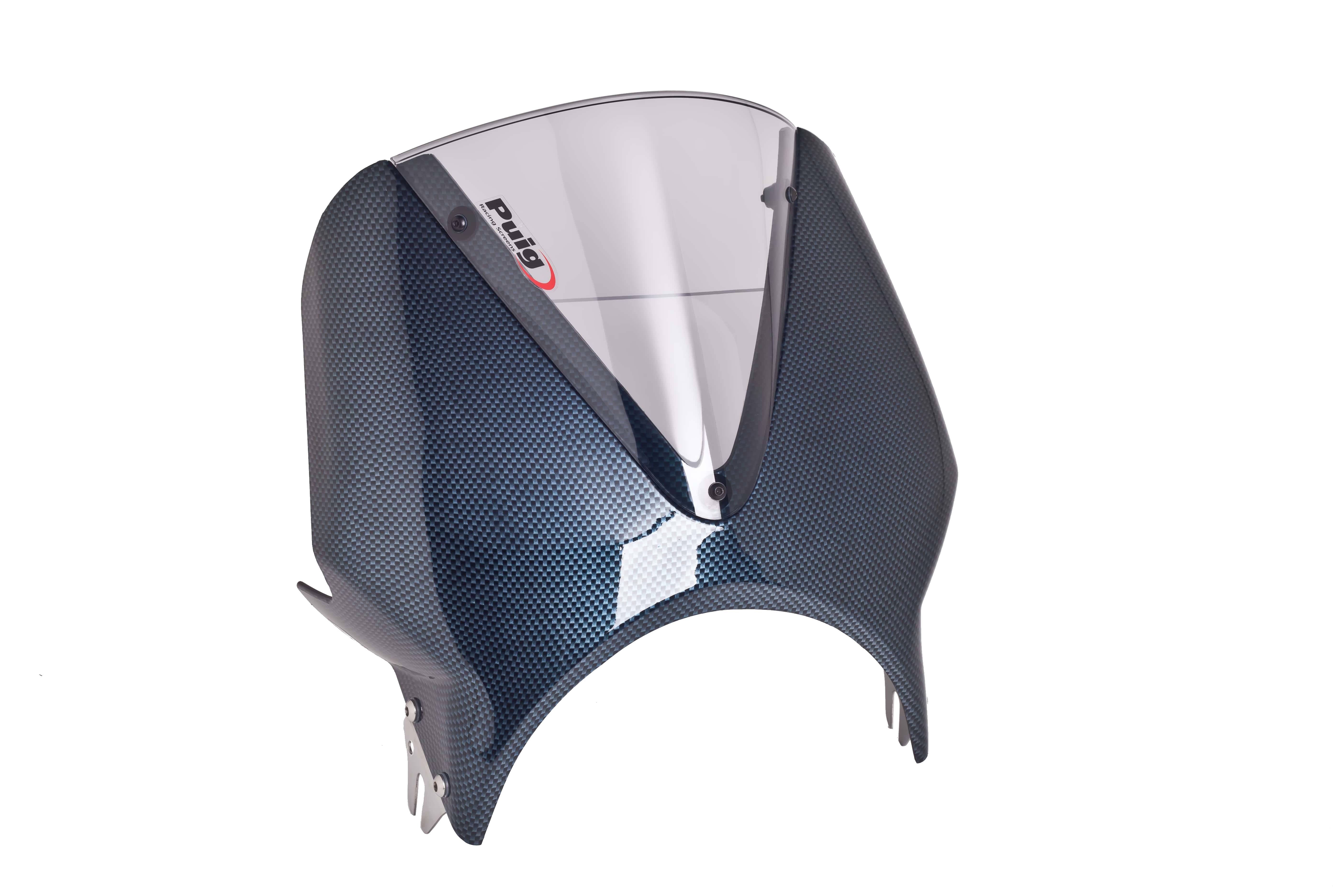 Puig Vision Screen | Carbon Look Fairing/Light Smoke Screen -  Shop name