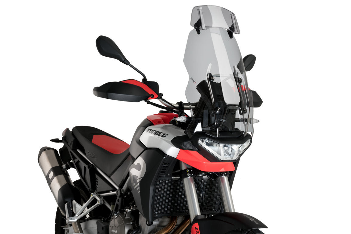 Puig Visor 2.0 - Clip On (300x130mm) | Light Smoke-M20764H-Screen Deflectors-Pyramid Motorcycle Accessories