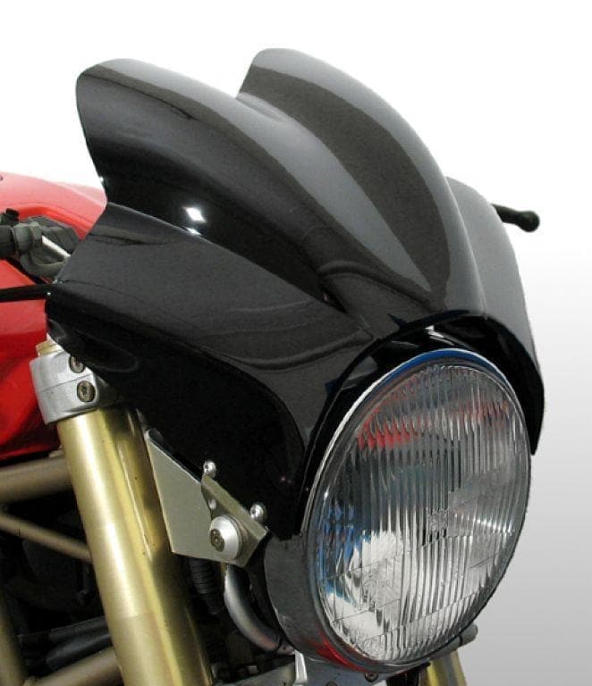 Puig Wave Screen | Black (Opaque) | Suzuki SV650 2003>2006-Screens-Pyramid Motorcycle Accessories