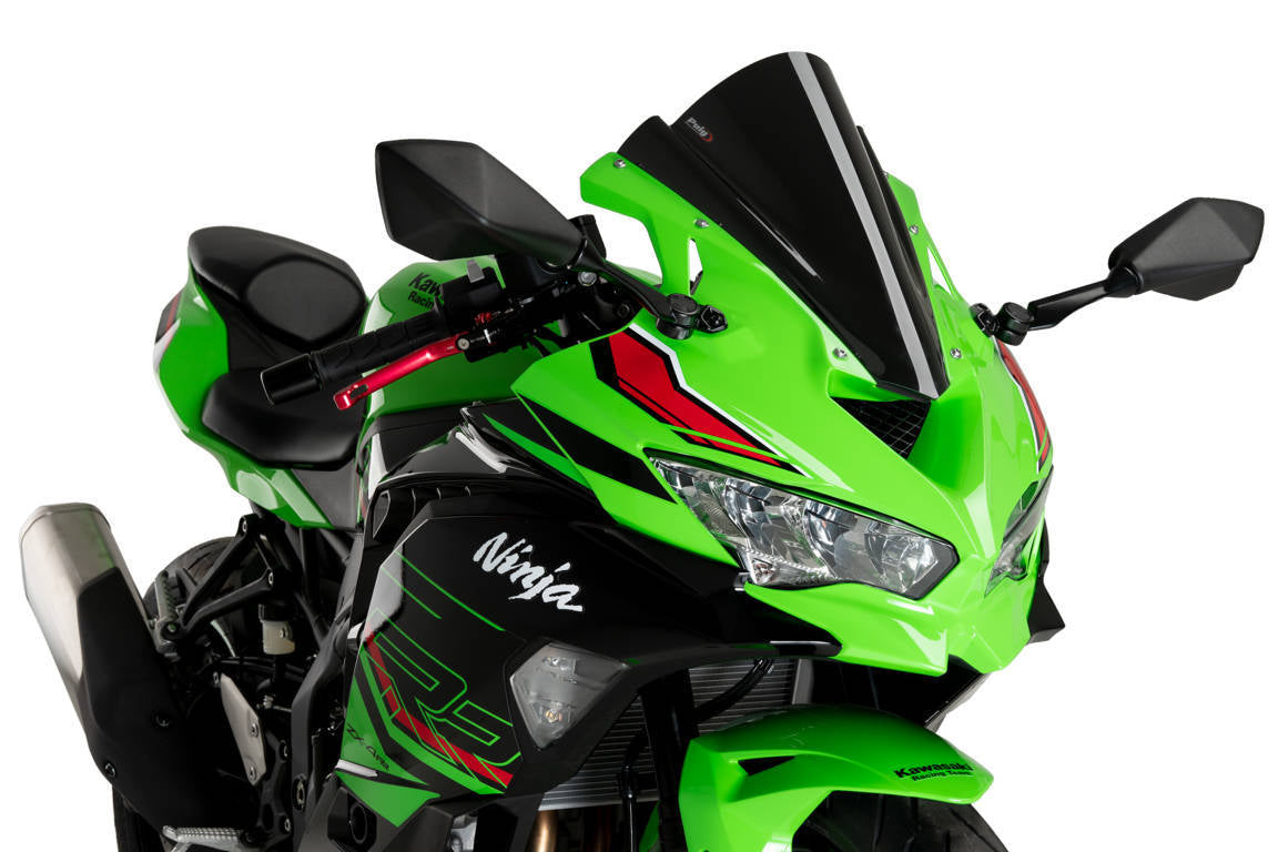 Puig Z-Racing Screen | Black (Opaque) | Kawasaki Ninja ZX-4R/ZX-4RR 2023>Current -  Shop name
