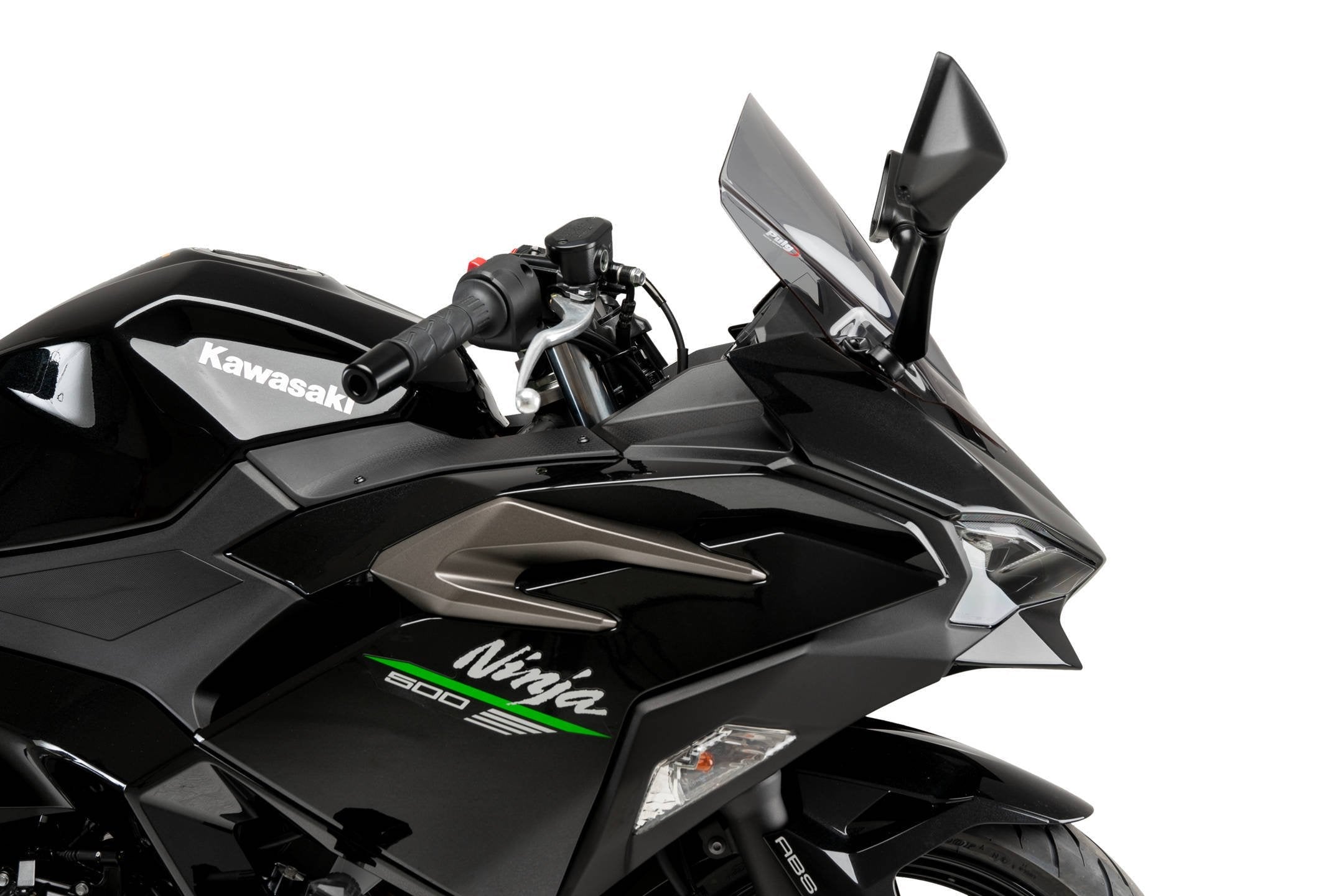 Puig Z-Racing Screen | Light Smoke | Kawasaki Ninja 500/500SE 2024>Current -  Shop name