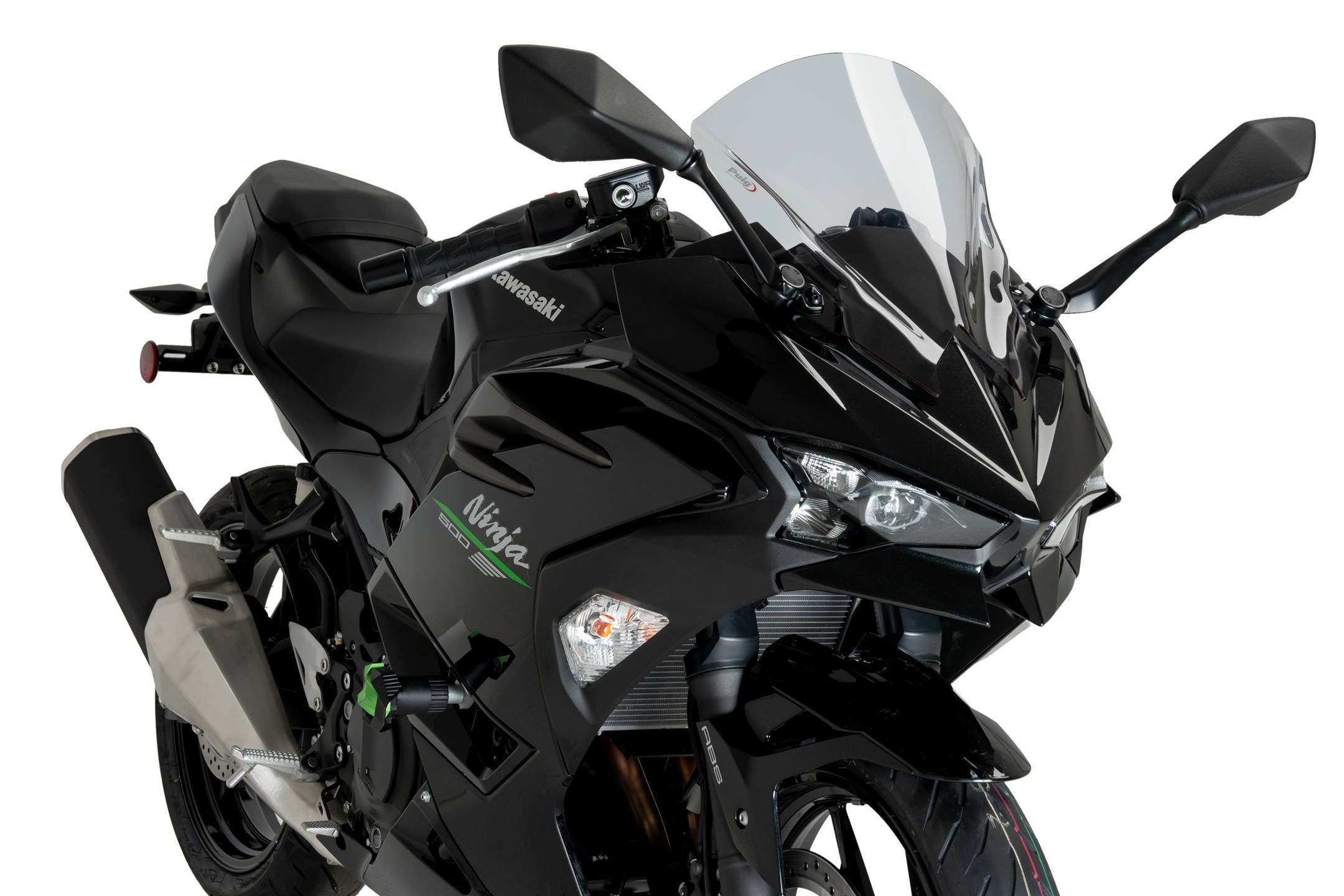Puig Z-Racing Screen | Light Smoke | Kawasaki Ninja 500/500SE 2024>Current -  Shop name