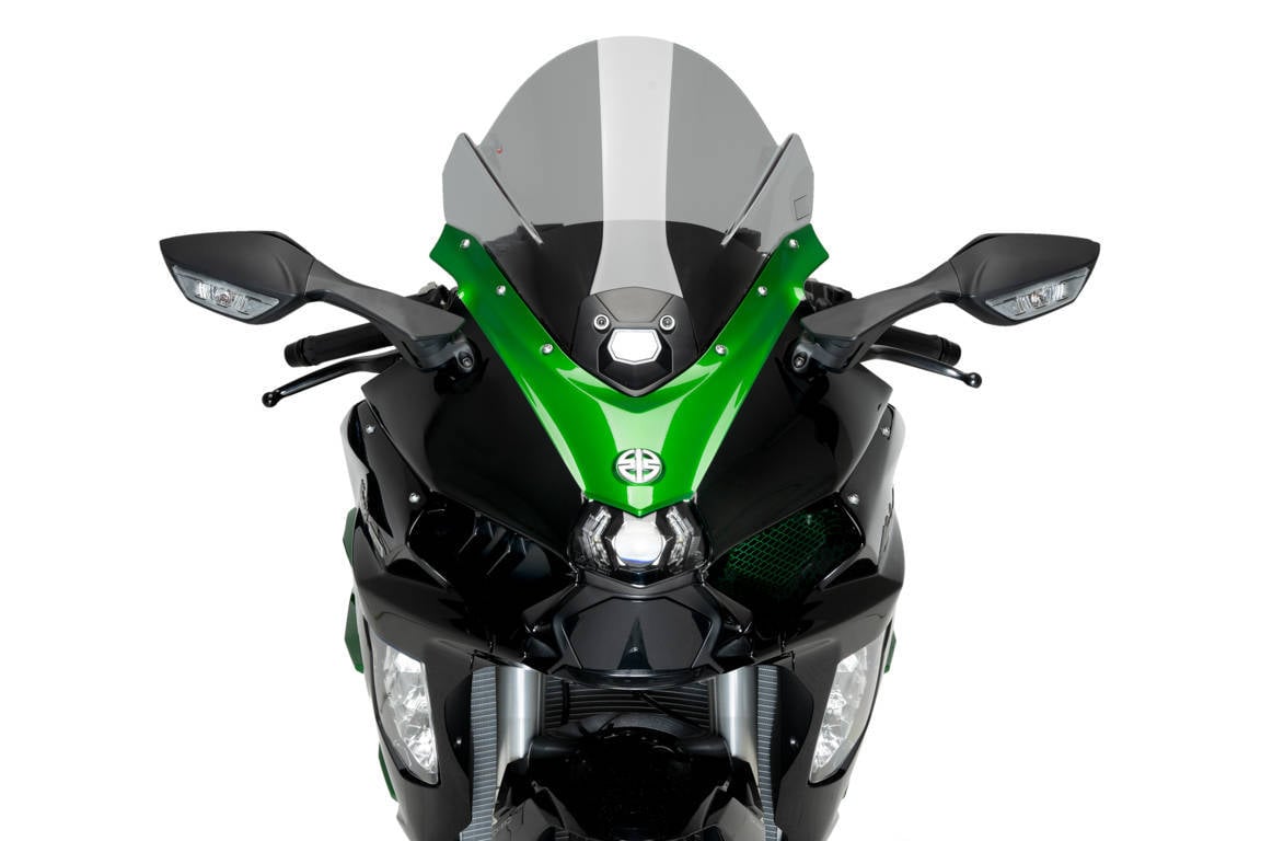 Puig Z-Racing Screen | Light Smoke | Kawasaki Ninja H2 SX/H2 SX SE 2023>Current -  Shop name
