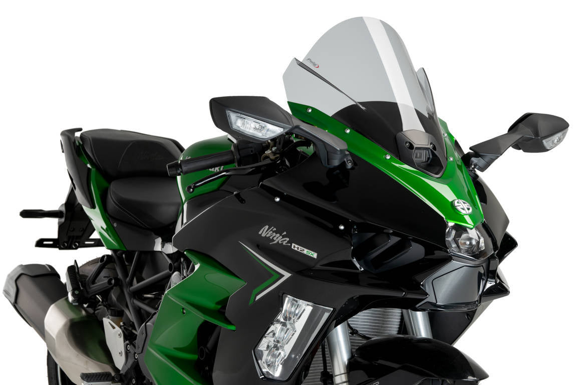Puig Z-Racing Screen | Light Smoke | Kawasaki Ninja H2 SX/H2 SX SE 2023>Current -  Shop name