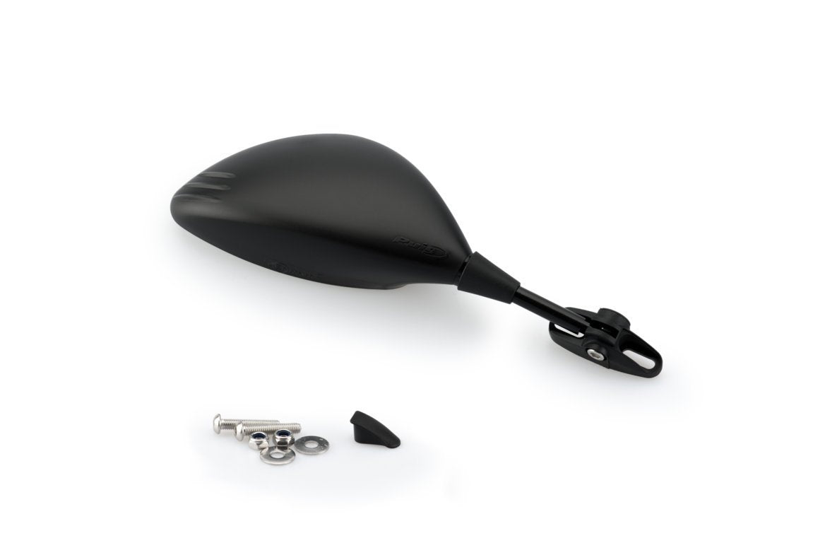 Puig Z2 Mirror Right - Fairing Mounted | Black-M3578N-Mirrors-Pyramid Motorcycle Accessories
