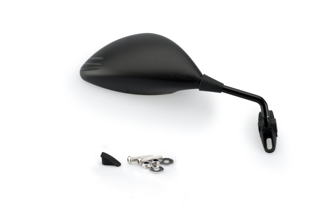 Puig Z2 Mirror Right - Fairing Mounted | Black-M3580N-Mirrors-Pyramid Motorcycle Accessories
