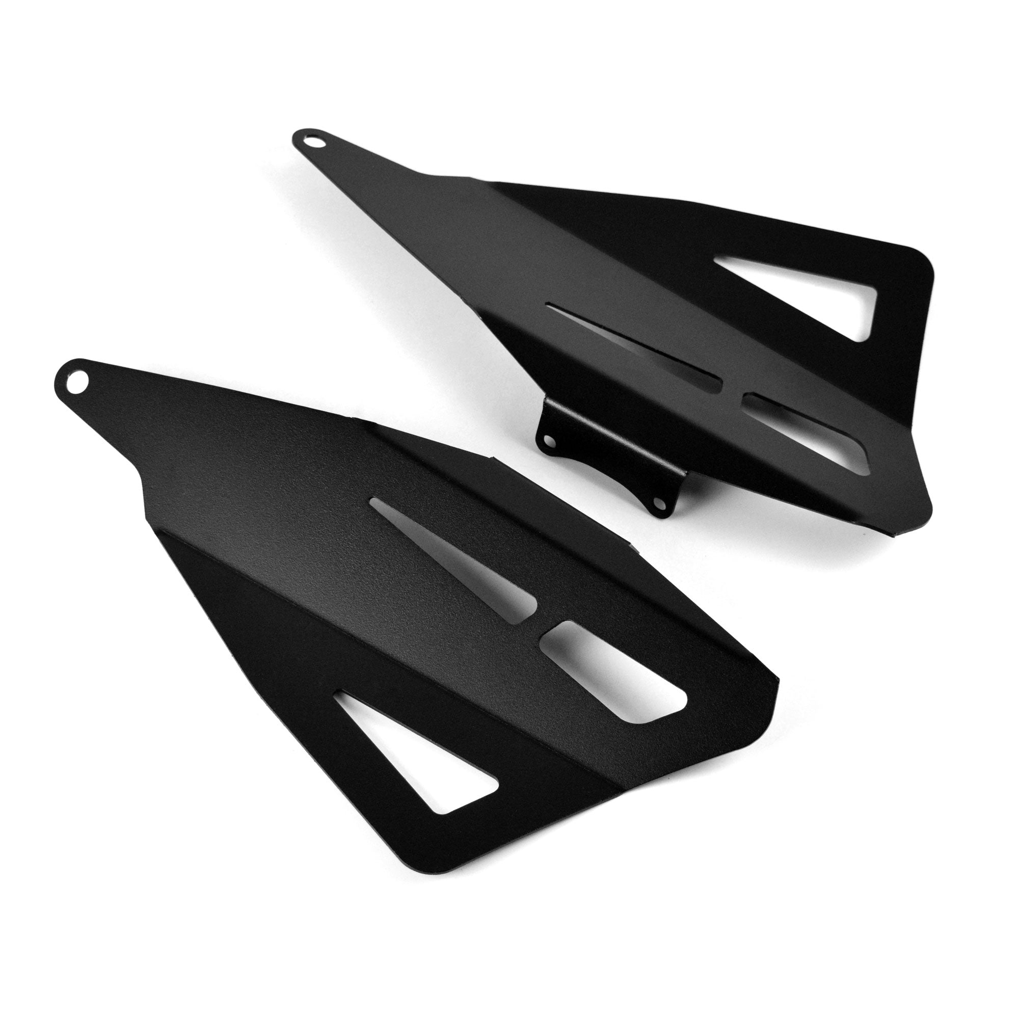 Pyramid Aluminium Infill Panels | Matte Black | Yamaha MT-09 2021>2023-Infill Panels-Pyramid Motorcycle Accessories