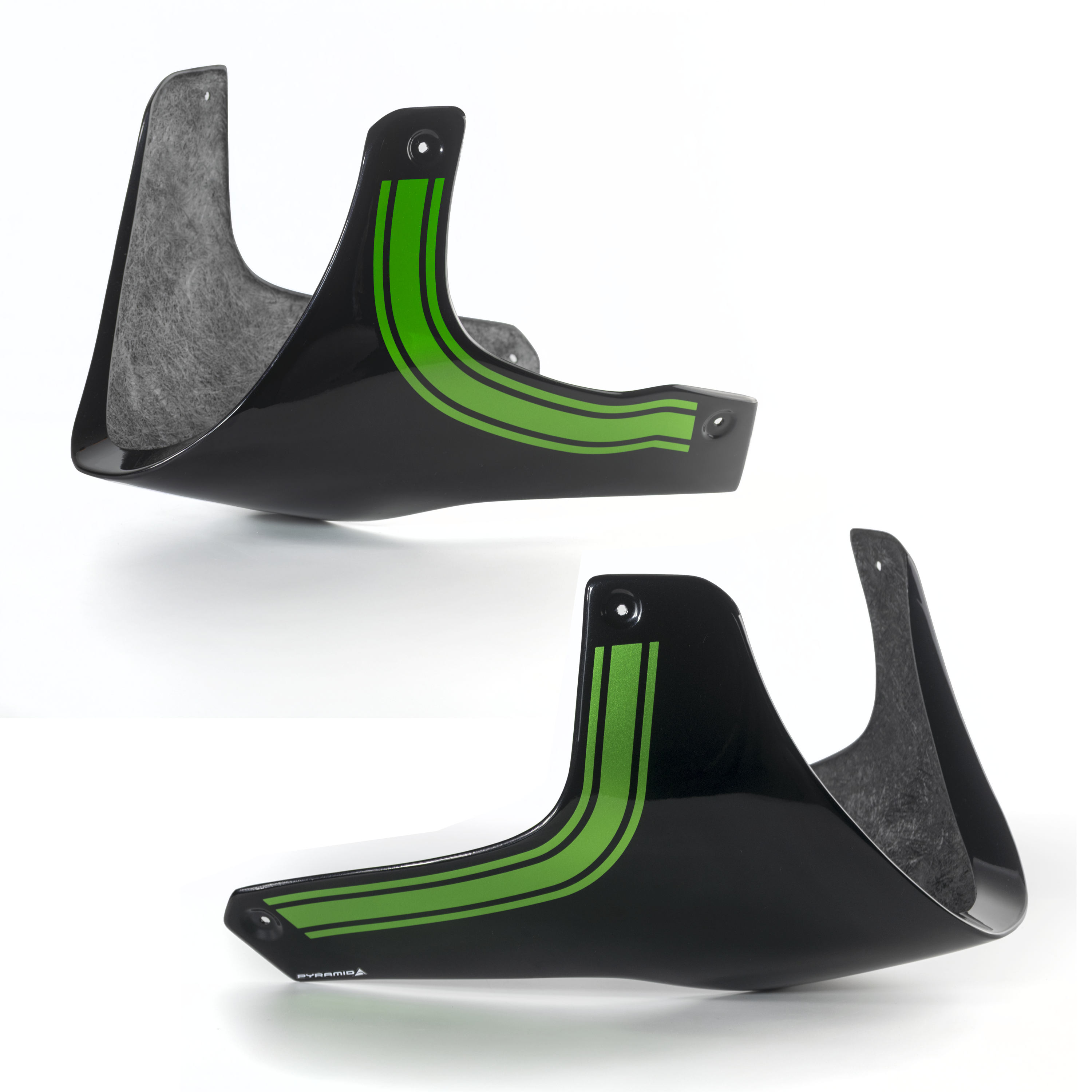 Pyramid Belly Pan | Diablo Black/Green Scheme | Kawasaki Z 900 RS 2025>Current -  Shop name