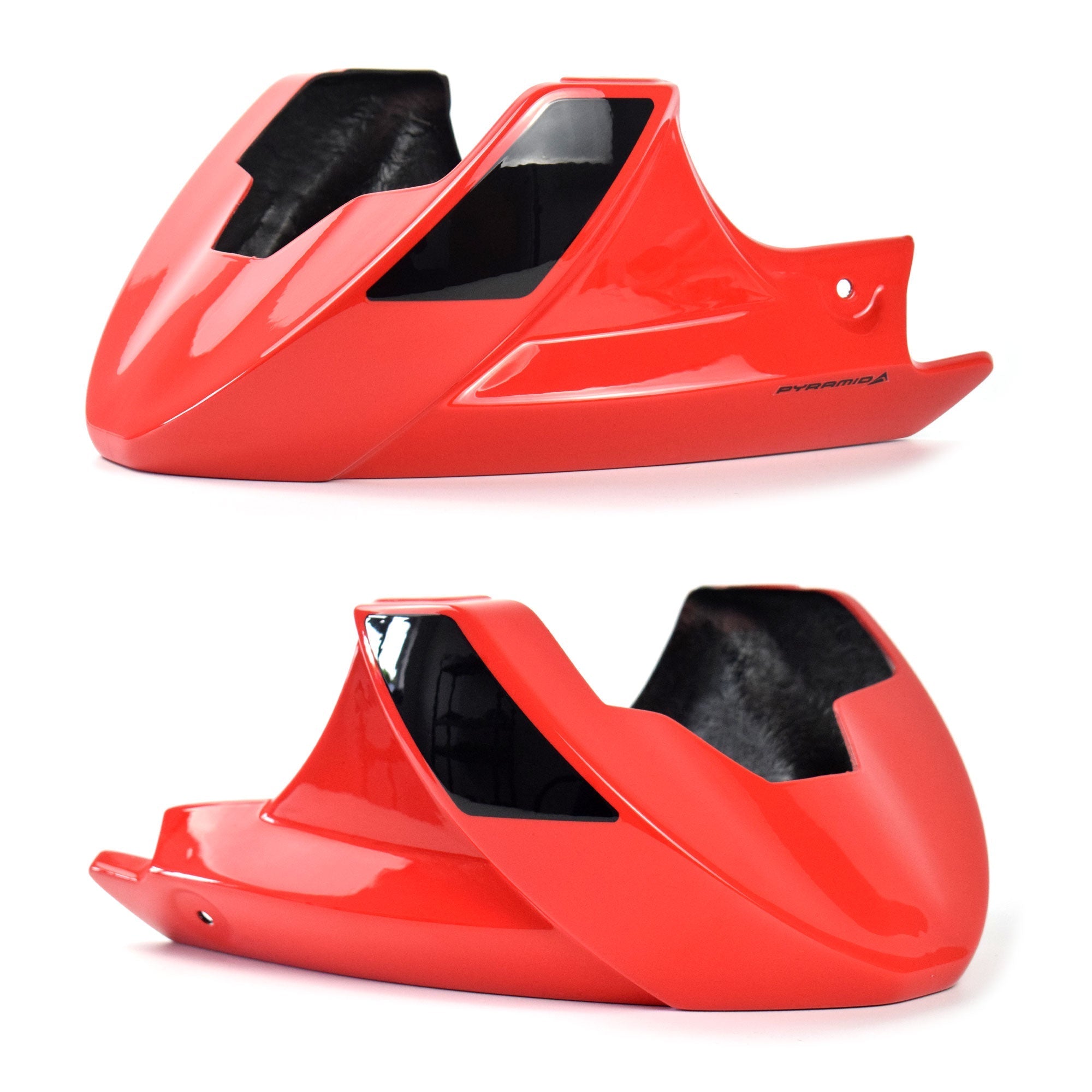 Pyramid Belly Pan | Gayety Red & Gloss Black | Honda MSX 125 2021>Current -  Shop name