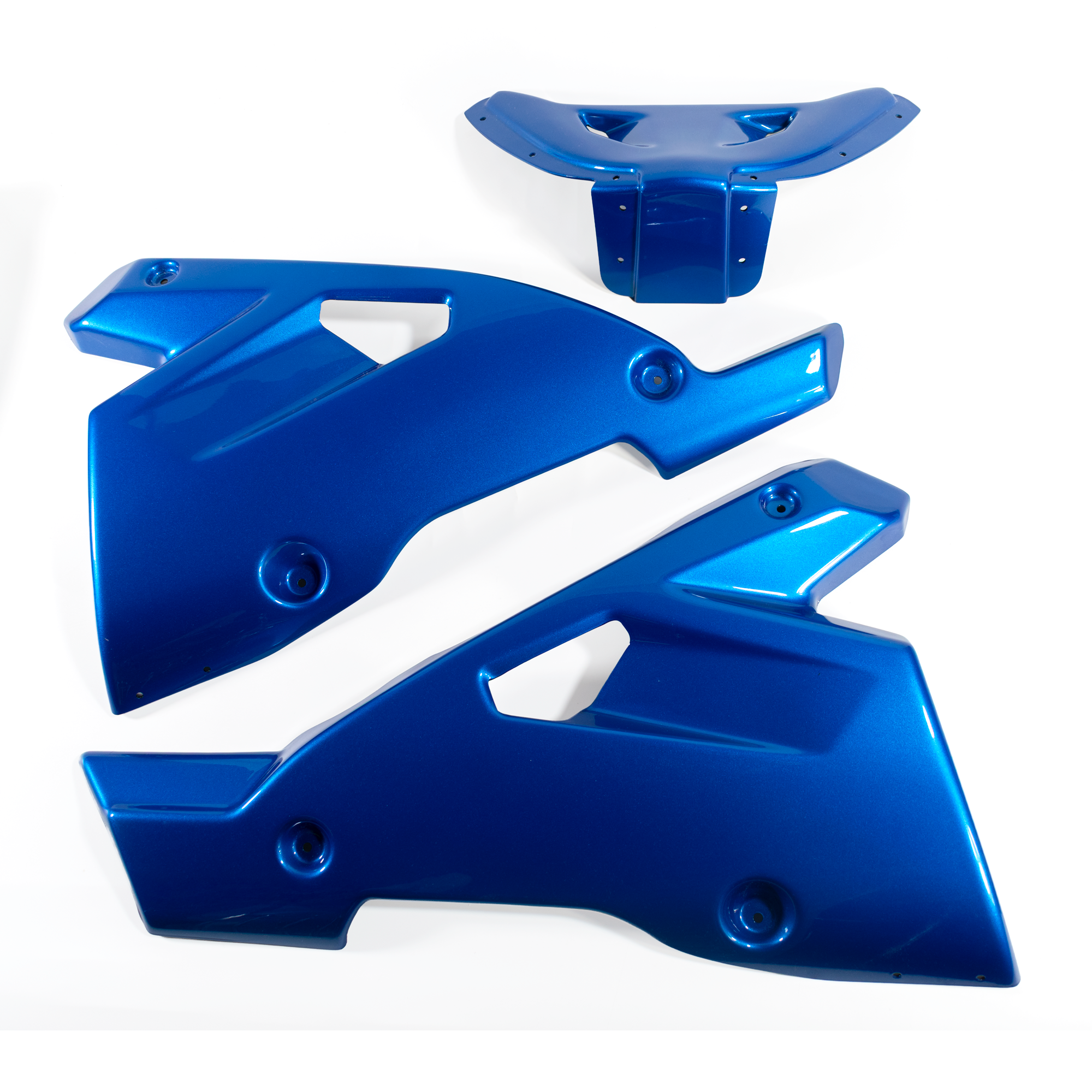 Pyramid Belly Pan | Legend Blue | Yamaha XSR 900 2022>Current-Belly Pans-Pyramid Motorcycle Accessories
