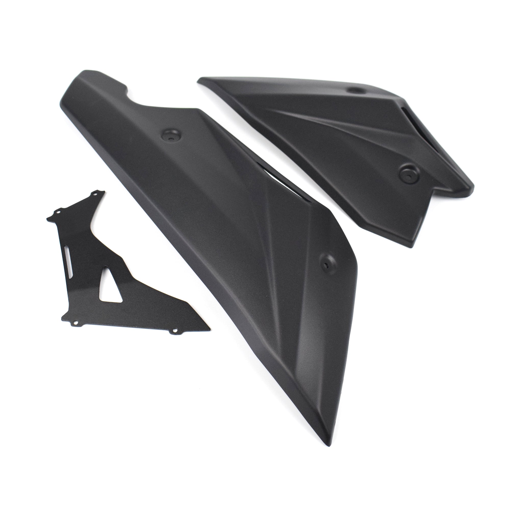 Pyramid Belly Pan | Matte Black | Honda CB 750 Hornet 2023>Current-Belly Pans-Pyramid Motorcycle Accessories