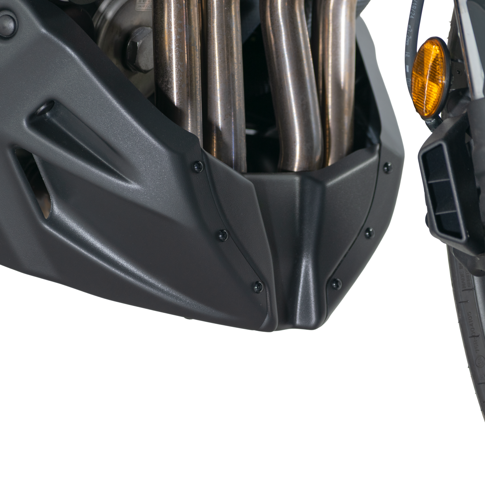 Pyramid Belly Pan | Matte Black | Honda CB1000 Hornet inc SP 2025>Current-Belly Pans-Pyramid Motorcycle Accessories