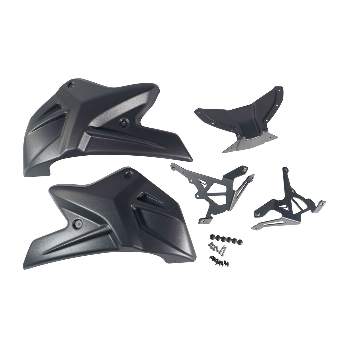 Pyramid matte black belly pan on Honda CB1000 Hornet 2025-current