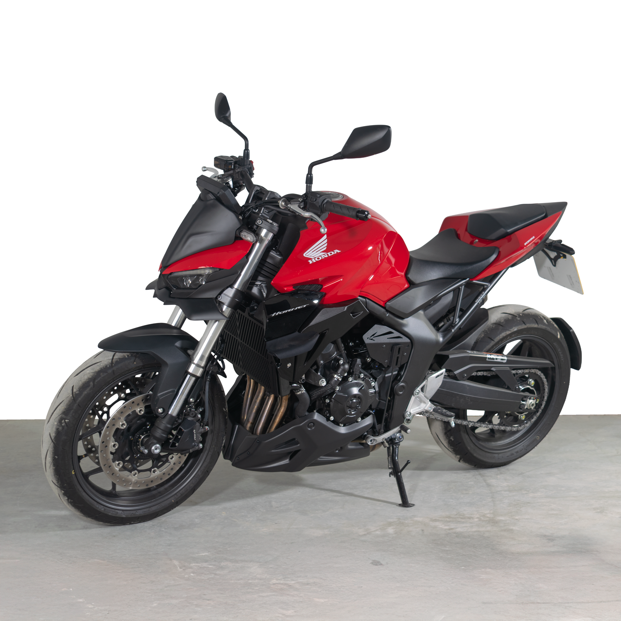 Pyramid Belly Pan | Matte Black | Honda CB1000 Hornet inc SP 2025>Current-Belly Pans-Pyramid Motorcycle Accessories