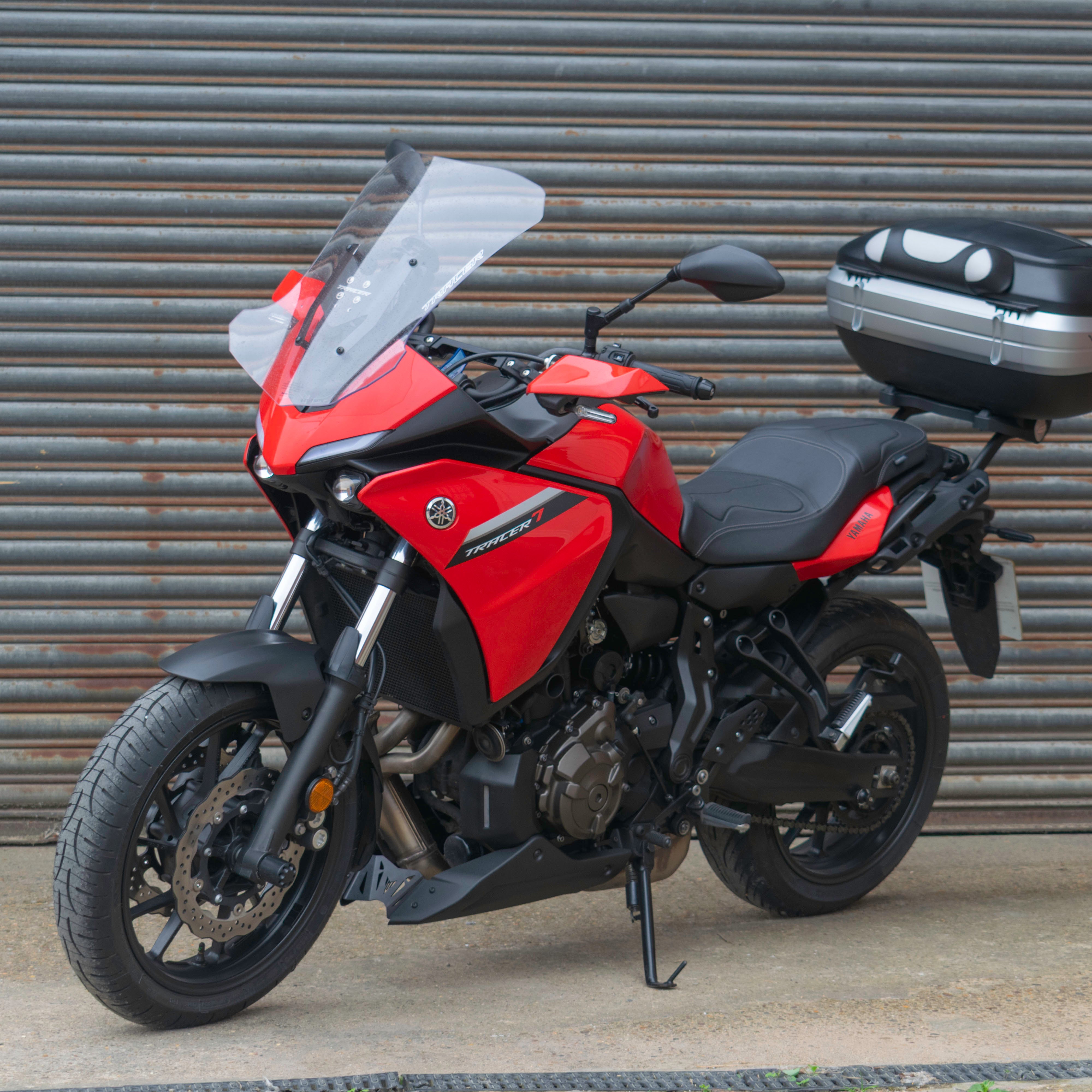 Pyramid Belly Pan | Matte Black | Yamaha Tracer 7 2020>Current-Belly Pans-Pyramid Motorcycle Accessories