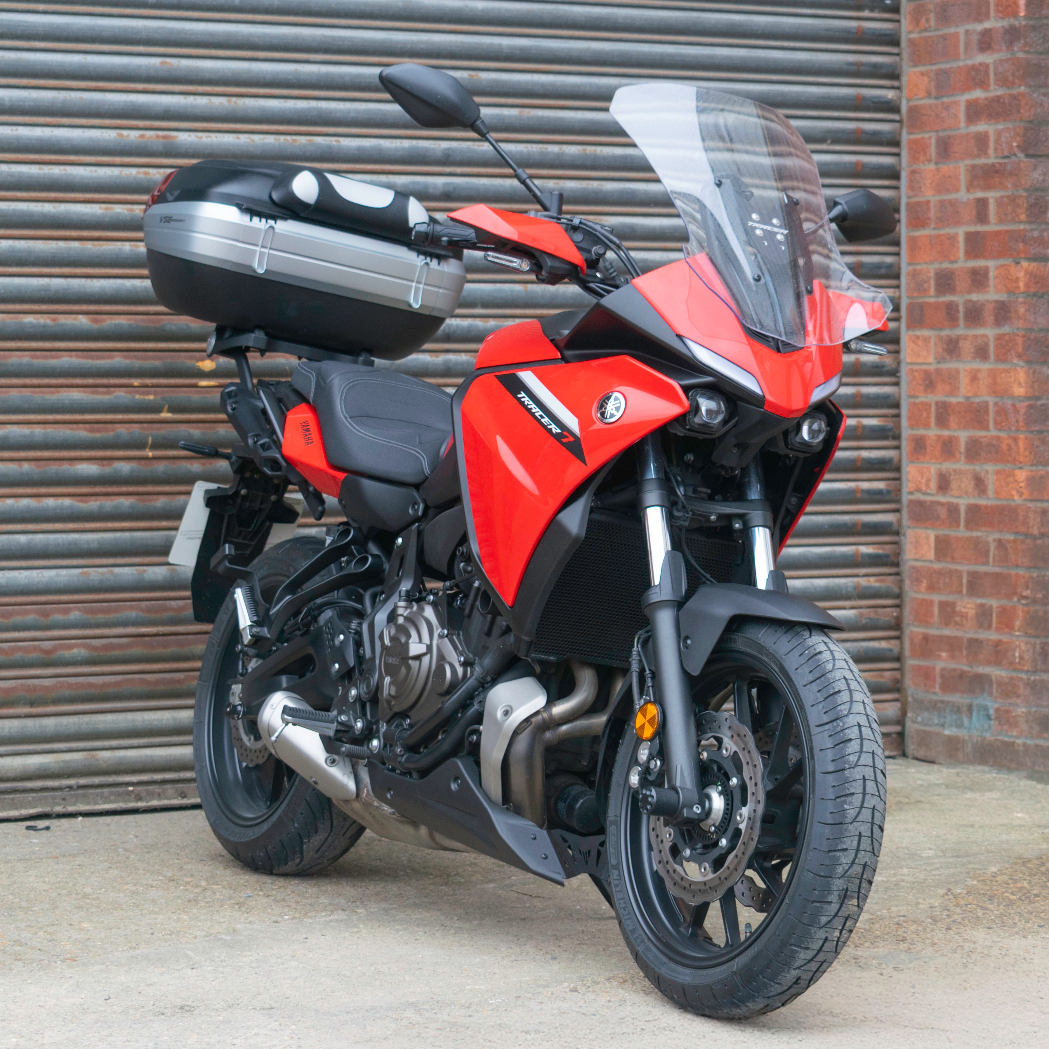 Pyramid Belly Pan | Matte Black | Yamaha Tracer 7 GT 2020>Current-Belly Pans-Pyramid Motorcycle Accessories