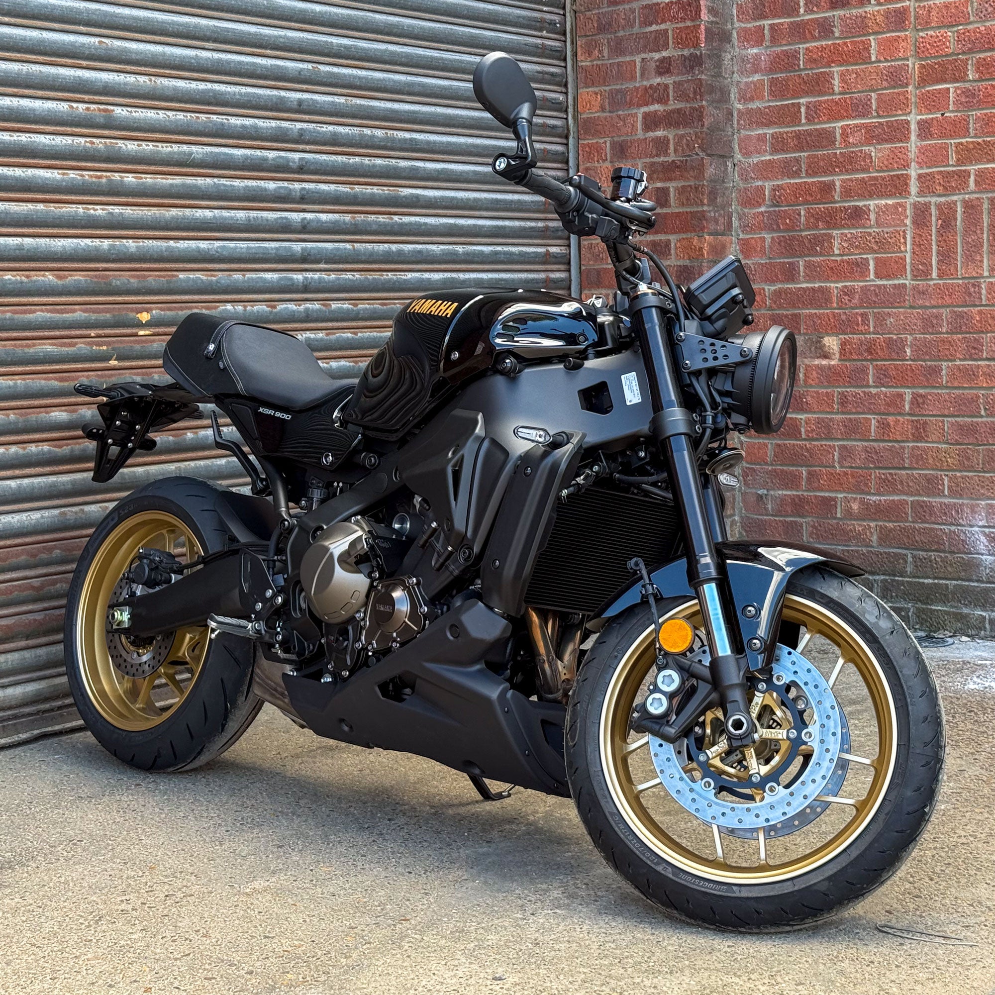 Pyramid Belly Pan | Matte Black | Yamaha XSR 900 2022>Current-Belly Pans-Pyramid Motorcycle Accessories
