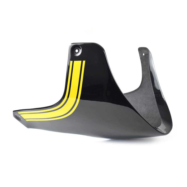 Pyramid Belly Pan | Metallic Diablo Black/Metallic Yellow (Yellow Ball