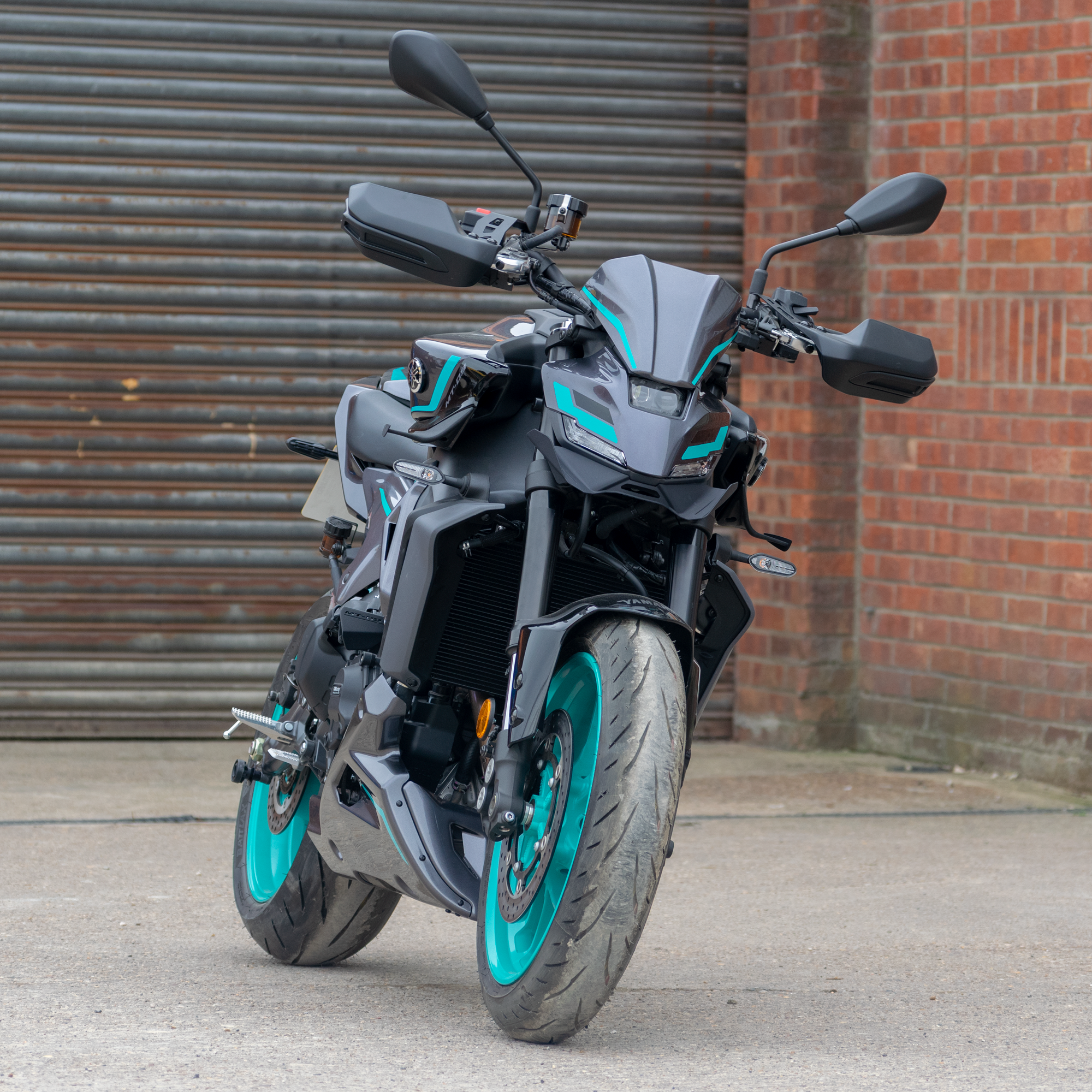 Pyramid Belly Pan | Midnight Cyan | Yamaha MT-09 2024>Current-Belly Pans-Pyramid Motorcycle Accessories