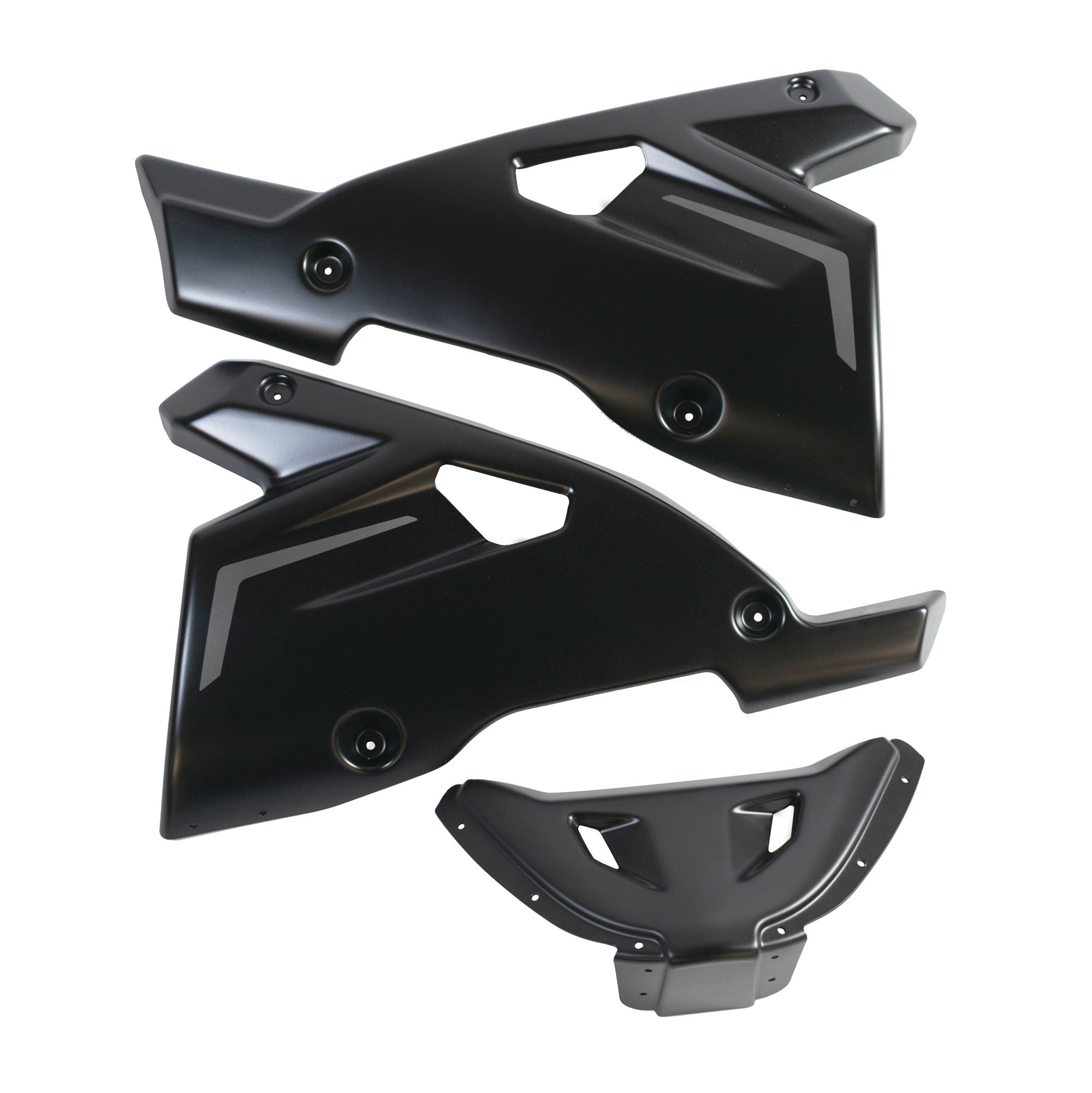 Pyramid Belly Pan | Tech Black | Yamaha MT-09 2021>Current-Belly Pans-Pyramid Motorcycle Accessories