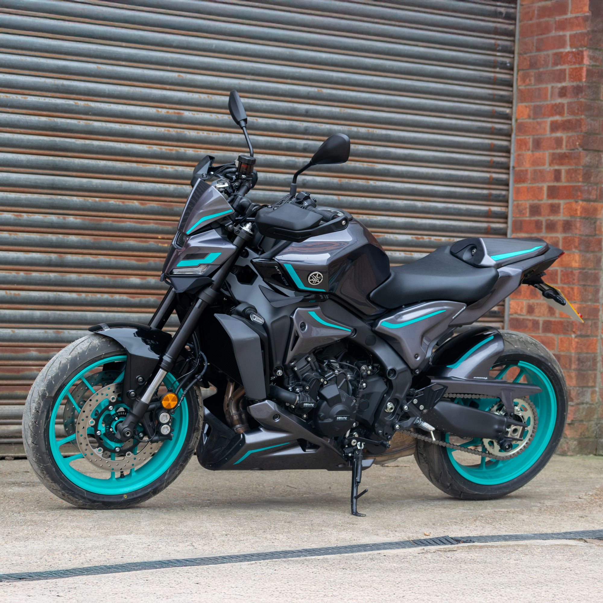 Pyramid Belly Pan | Tech Black | Yamaha MT-09 2021>Current-Belly Pans-Pyramid Motorcycle Accessories
