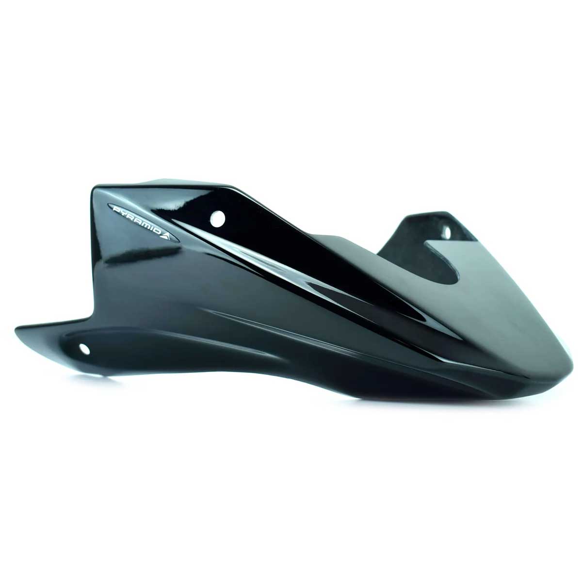 Pyramid Belly Pan | Gloss Black | Suzuki SV650 2016>Current -   Pyramid Motorcycle Accessories