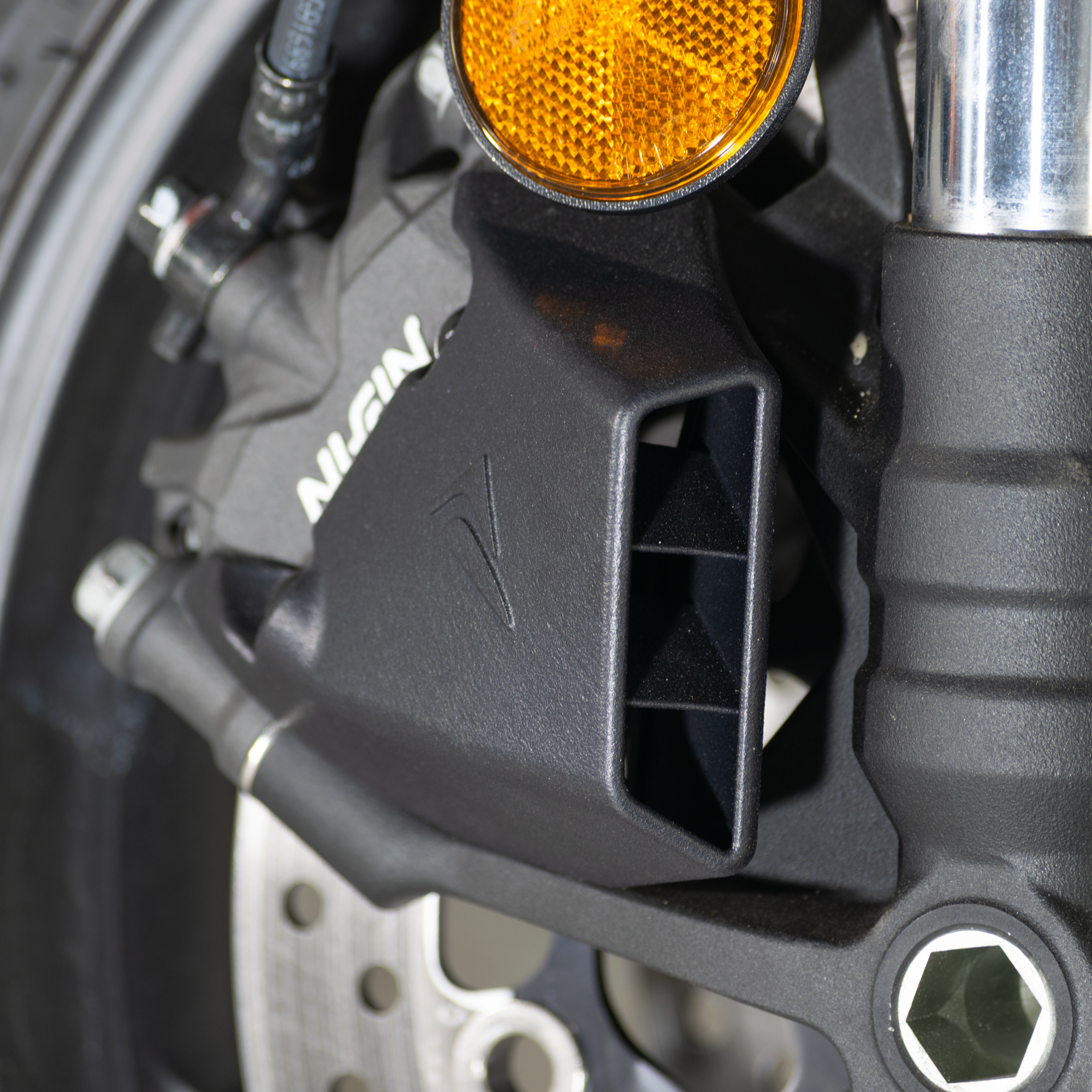 Pyramid Brake Duct Coolers | Matte Black | Honda CB1000 Hornet 2025>Current -  Shop name
