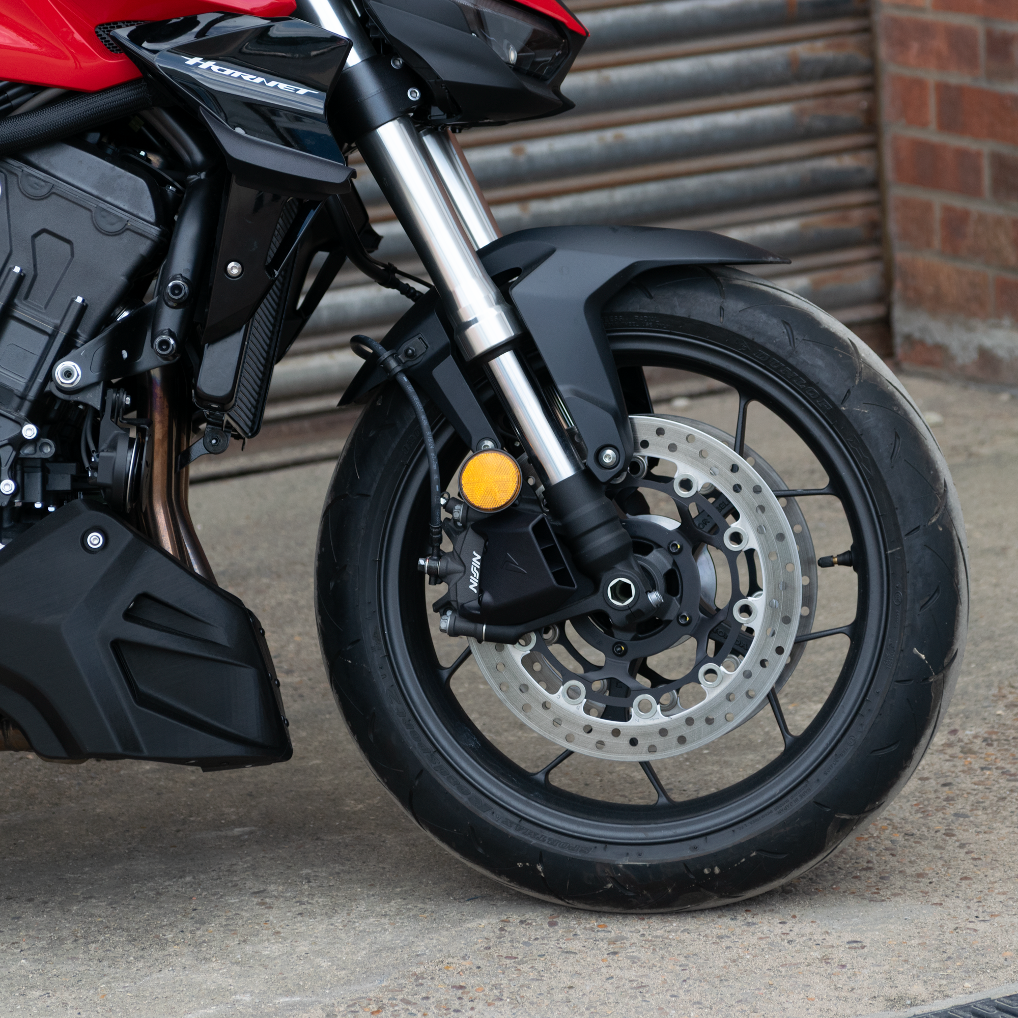 Pyramid Brake Duct Coolers | Matte Black | Honda CB1000 Hornet 2025>Current -  Shop name