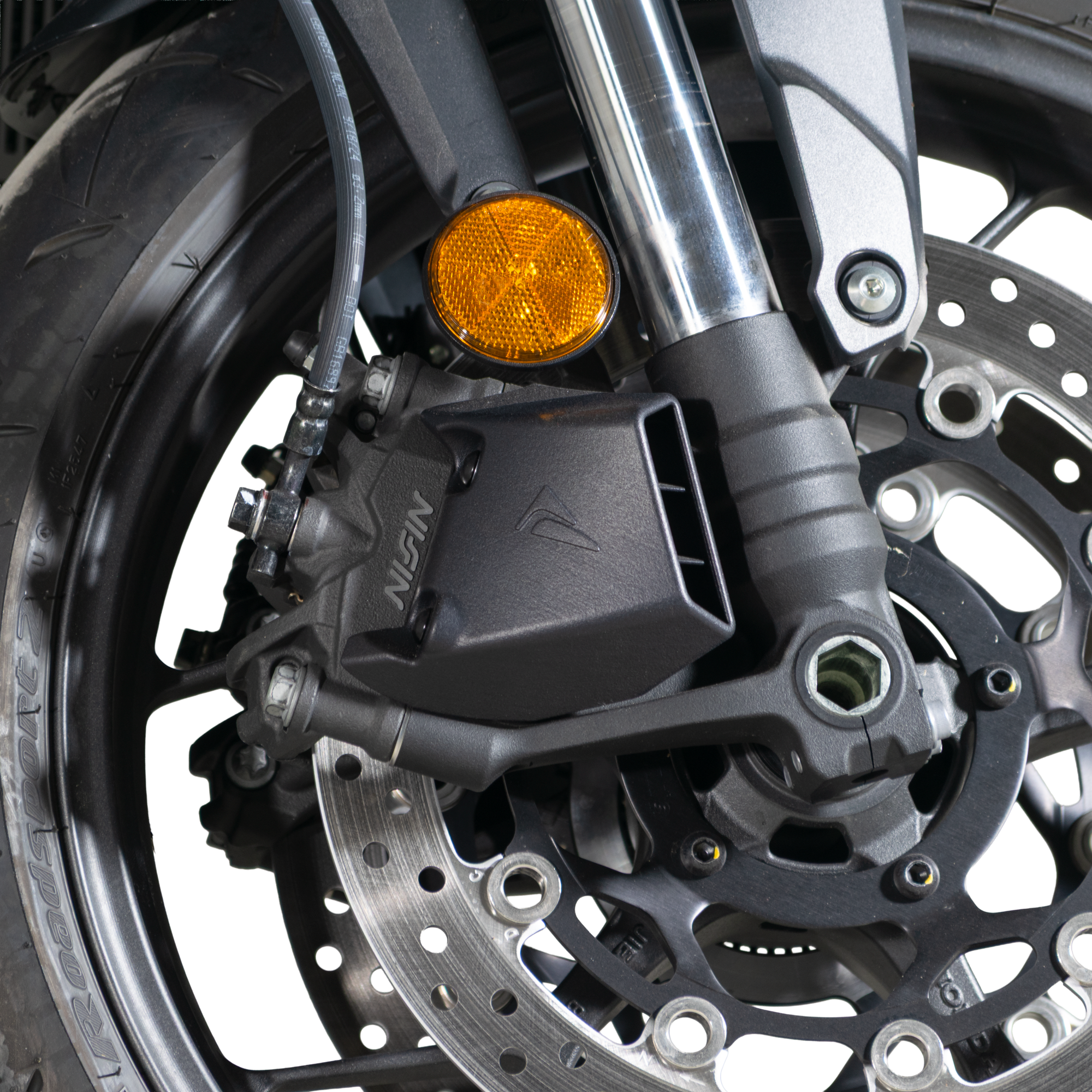 Pyramid Brake Duct Coolers | Matte Black | Honda CB1000 Hornet 2025>Current -  Shop name