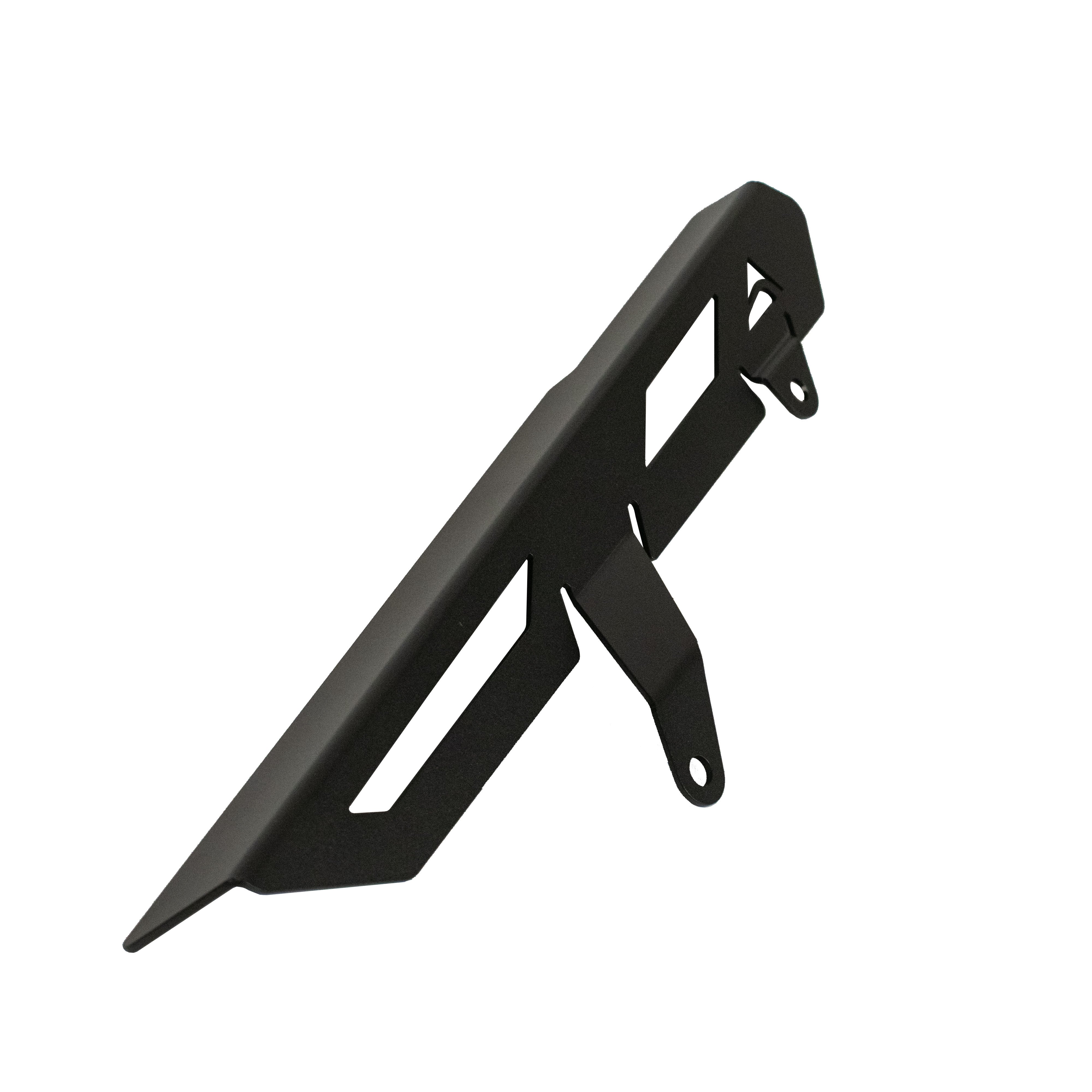 Pyramid Chainguard | Matte Black | Triumph Scrambler 400 X 2024>Current-Chain Guards-Pyramid Motorcycle Accessories