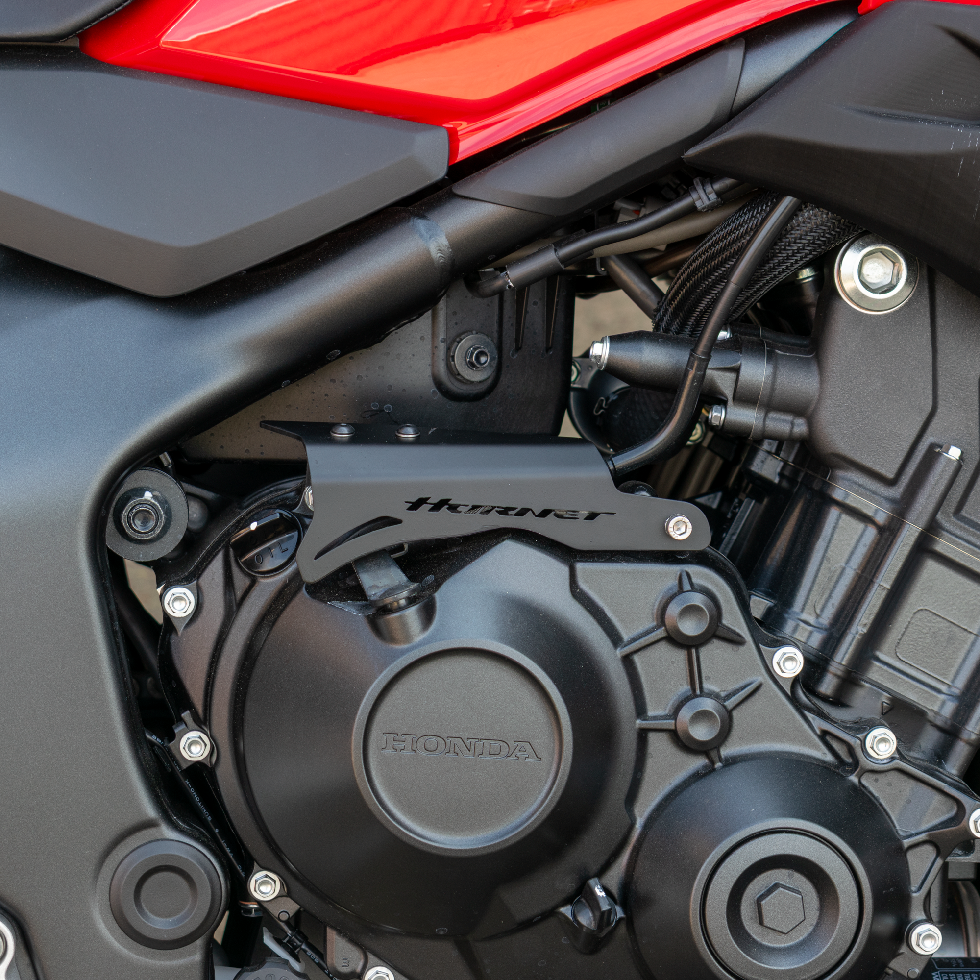 Pyramid Engine Ornament | Matte Black | Triumph Tiger Sport 800 2025>Current -   Pyramid Motorcycle Accessories