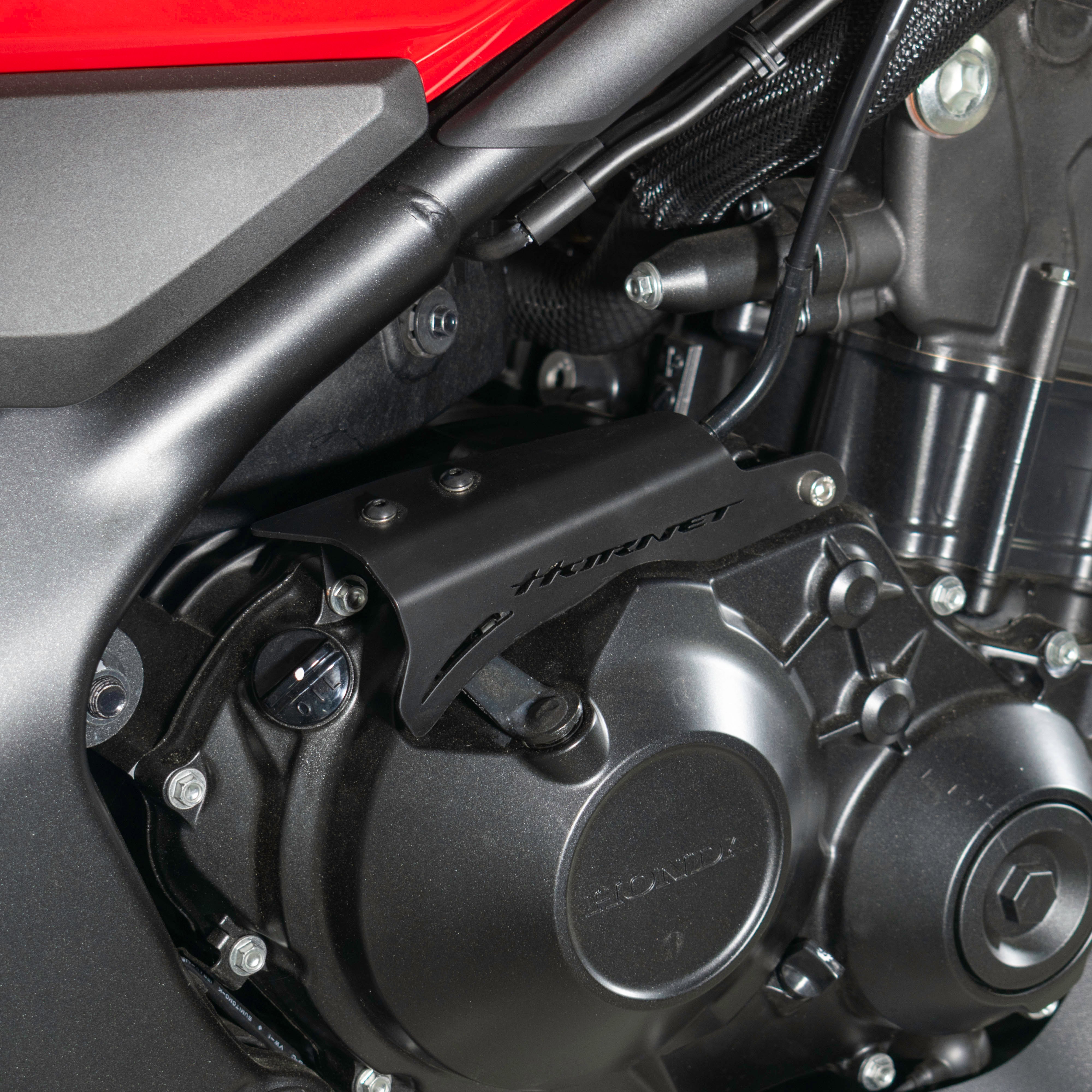 Pyramid Engine Ornament | Matte Black | Triumph Tiger Sport 800 2025>Current -   Pyramid Motorcycle Accessories