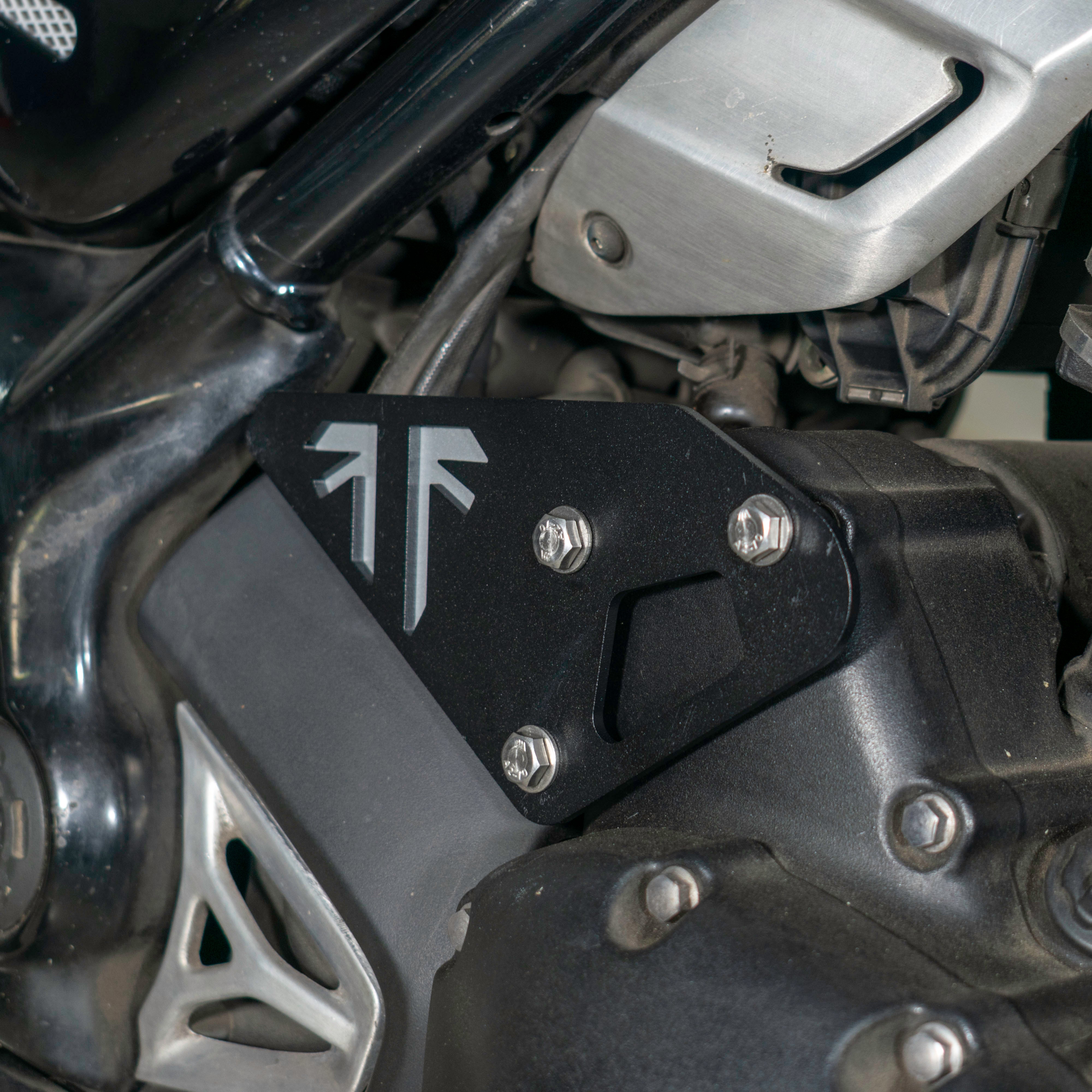 Pyramid Clutch Cable Cover | Matte Black | Triumph Scrambler 400 X 2023>Current-Infill Panels-Pyramid Motorcycle Accessories