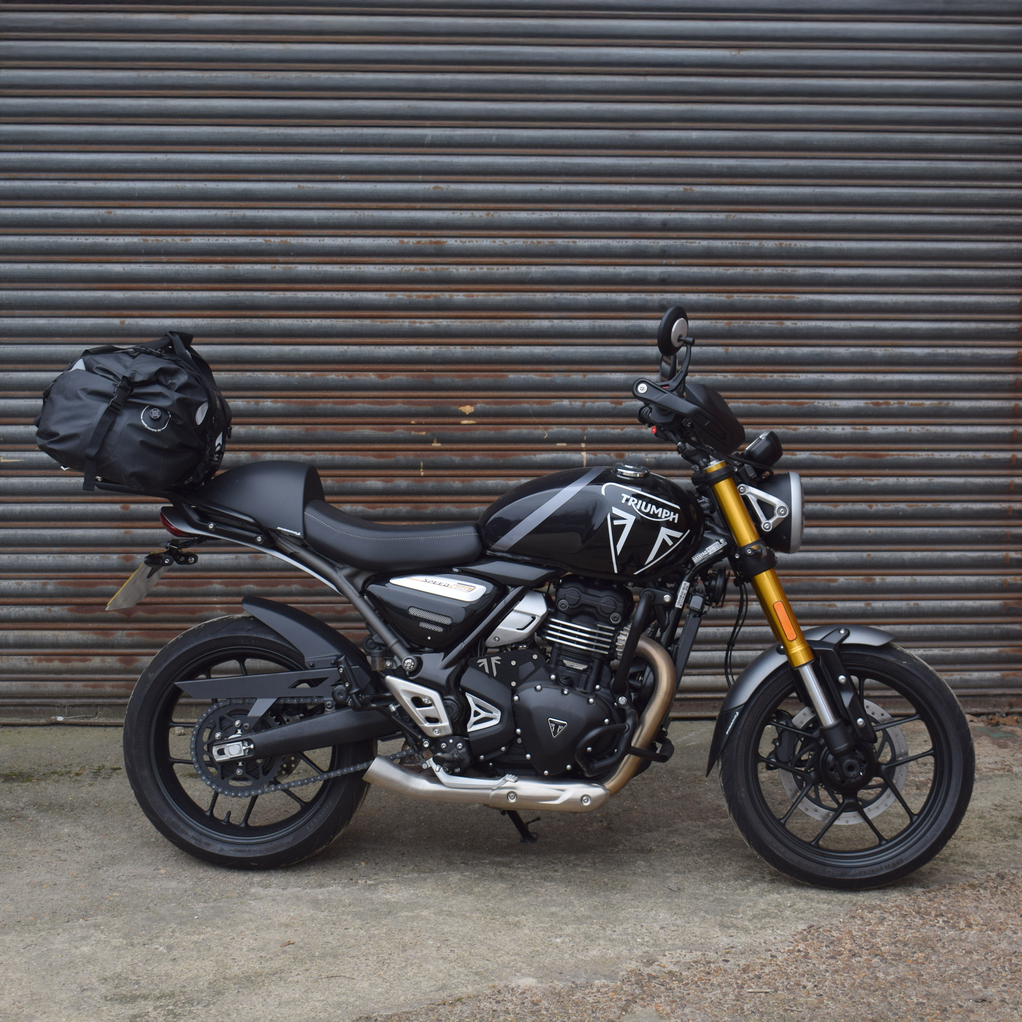 Pyramid Clutch Cable Cover | Matte Black | Triumph Speed 400 2023>Current-Infill Panels-Pyramid Motorcycle Accessories