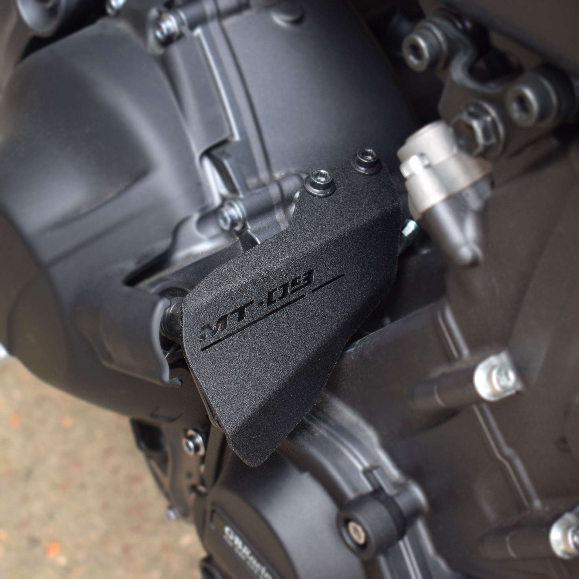 Pyramid Clutch Cable Cover | Matte Black | Yamaha MT-09 2021>Current-Engine Covers-Pyramid Motorcycle Accessories