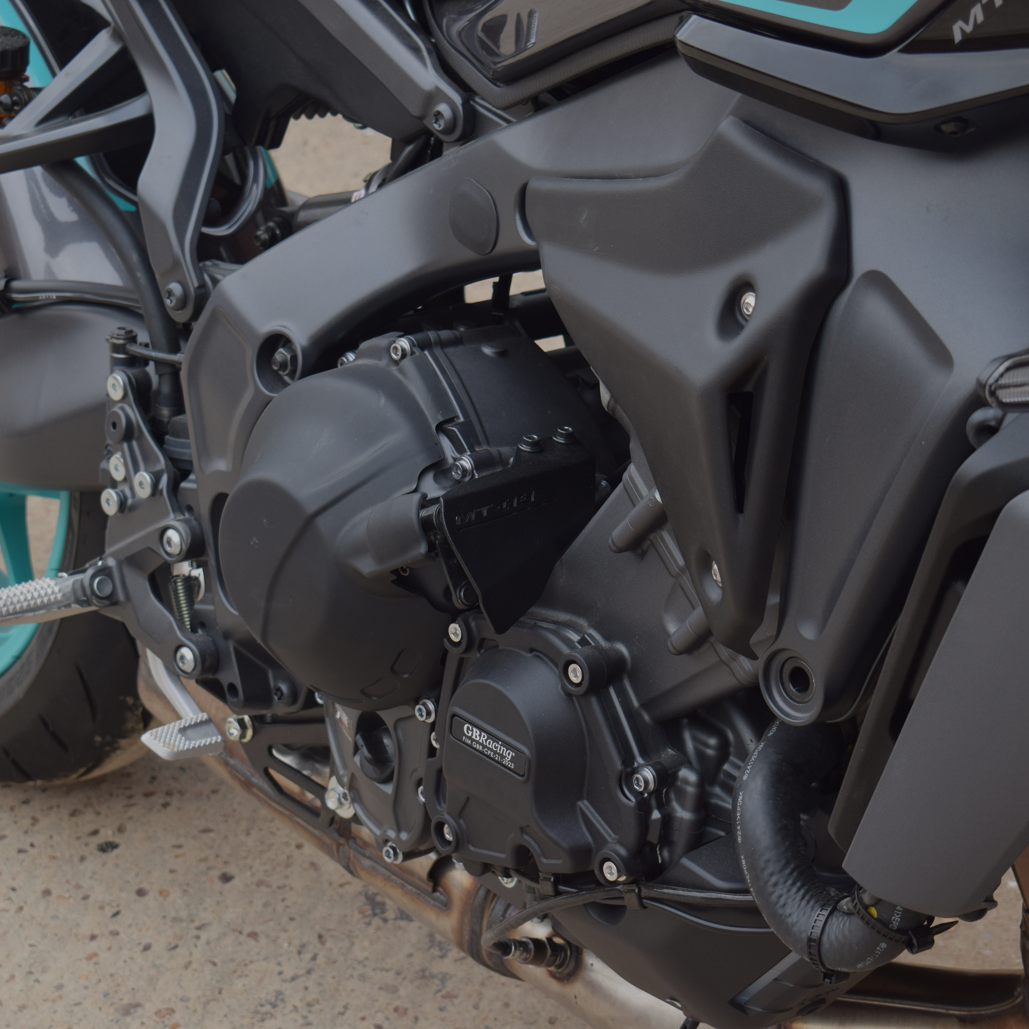 Pyramid Clutch Cable Cover | Matte Black | Yamaha MT-09 2021>Current-Engine Covers-Pyramid Motorcycle Accessories