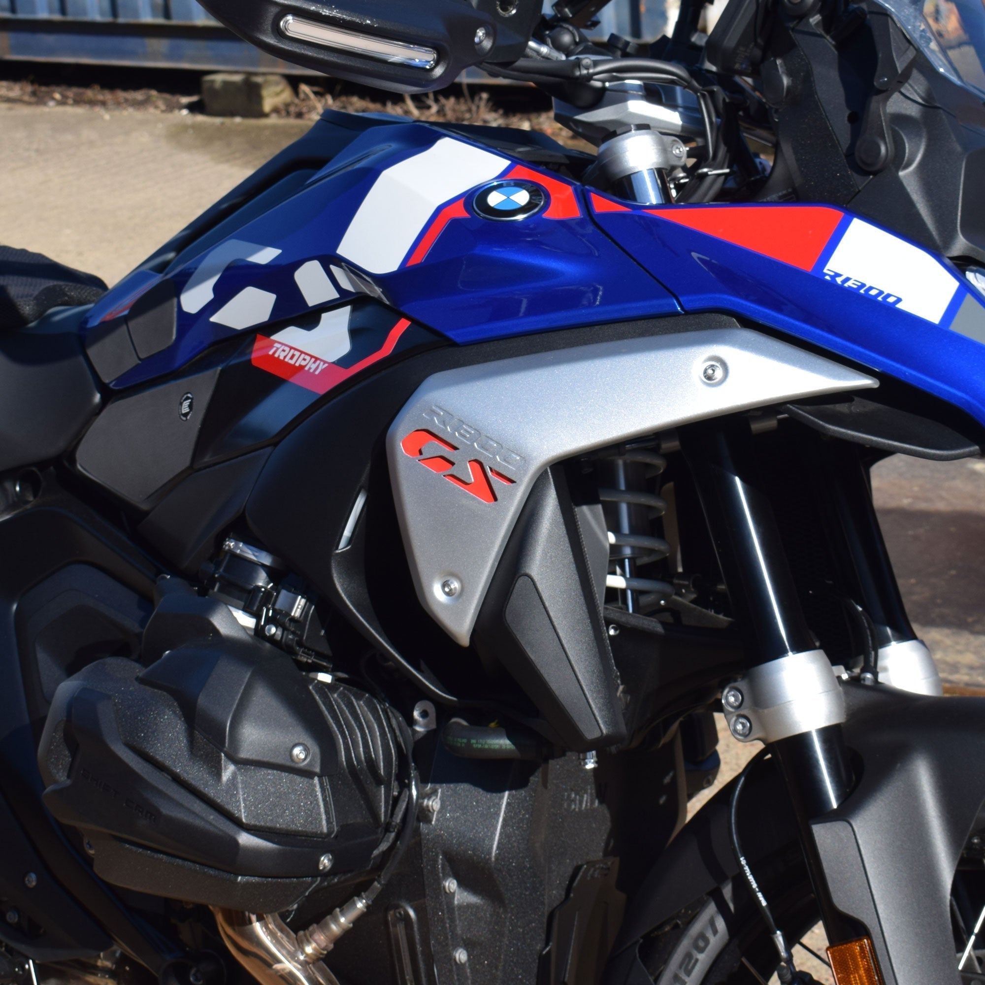 Pyramid Decals | BMW R 1300 GS Infill Panel Insert | Red | Set Of 2 -  Shop name