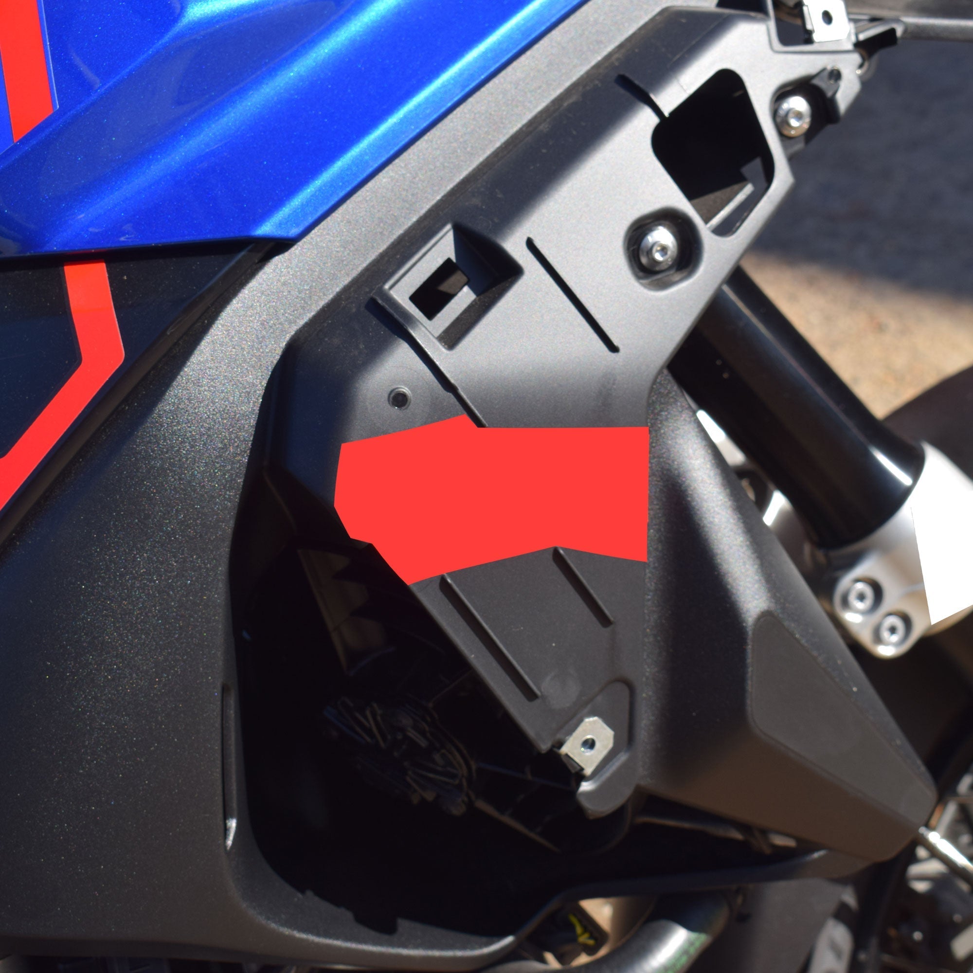 Pyramid Decals | BMW R 1300 GS Infill Panel Insert | Red | Set Of 2 -  Shop name