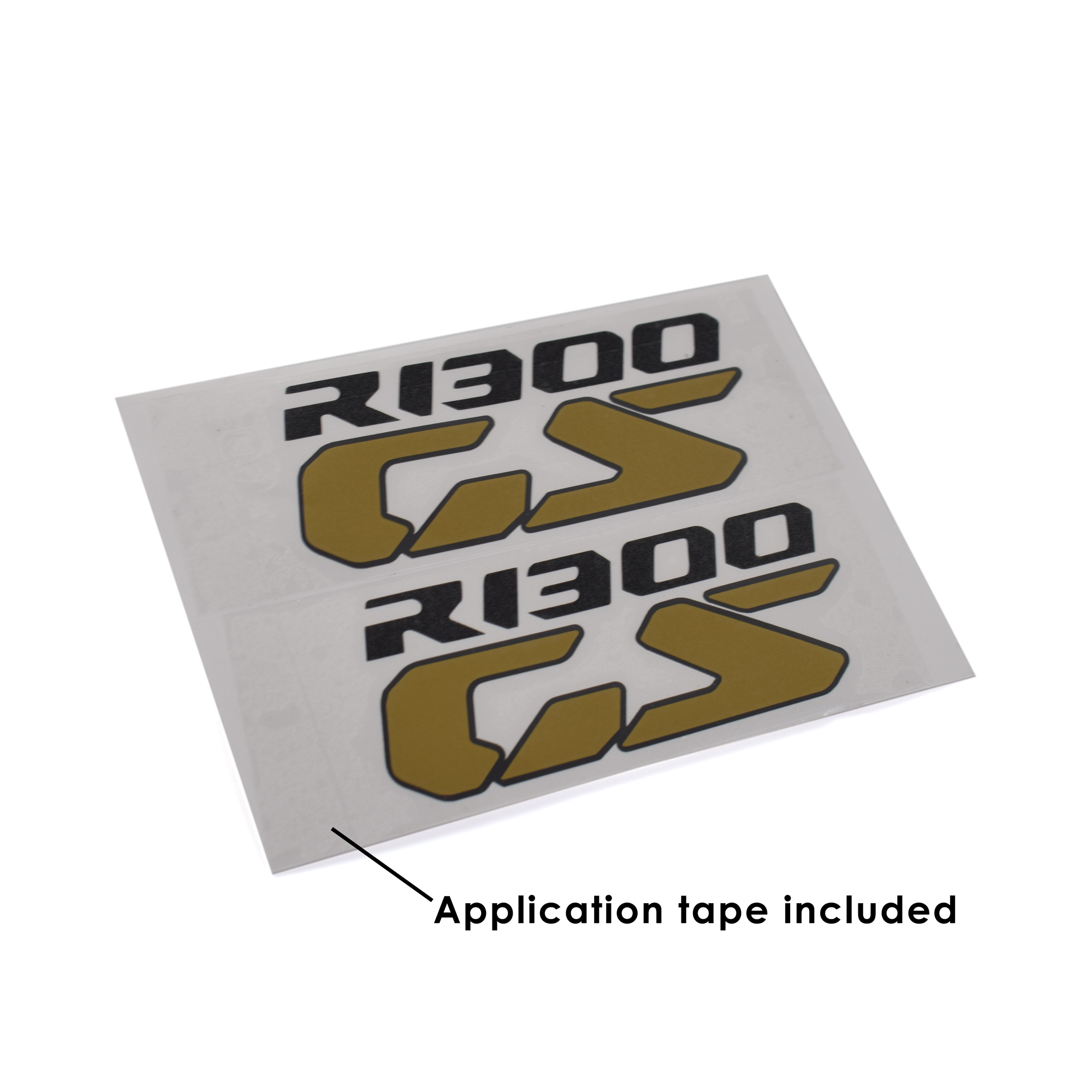 Pyramid Decals | BMW R 1300 GS Logo | Gold | Set Of 2-Decals-Pyramid Motorcycle Accessories