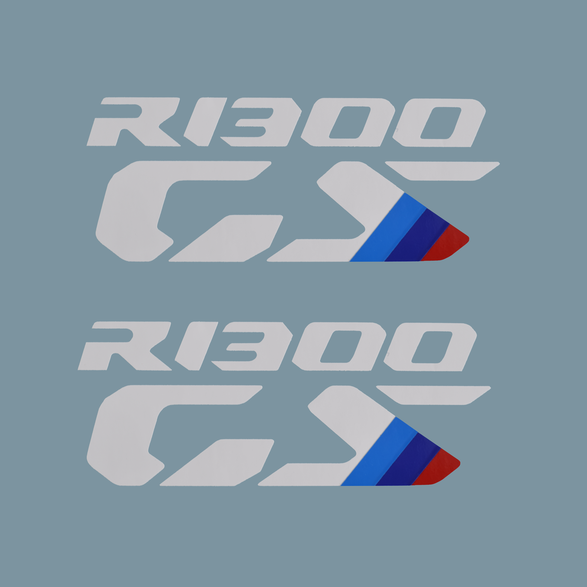 Pyramid Decals | BMW R 1300 GS Logo | Multi Colour | Set Of 2-Decals-Pyramid Motorcycle Accessories